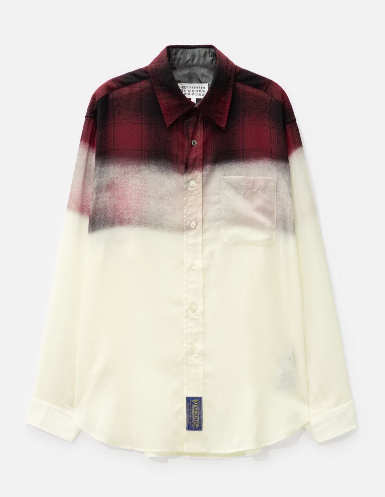 Maison Margiela Maison Margiela Pendleton Contrast Shirt Size US M / EU 48-50 / 2 - 1 Thumbnail