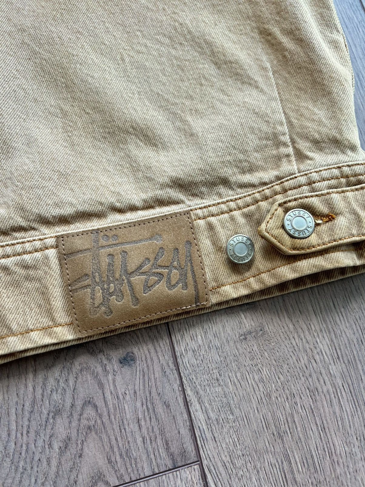 Stussy Stussy Denim Zip Up Work Jacket “Sand” Medium Size US M / EU 48-50 / 2 - 8 Thumbnail