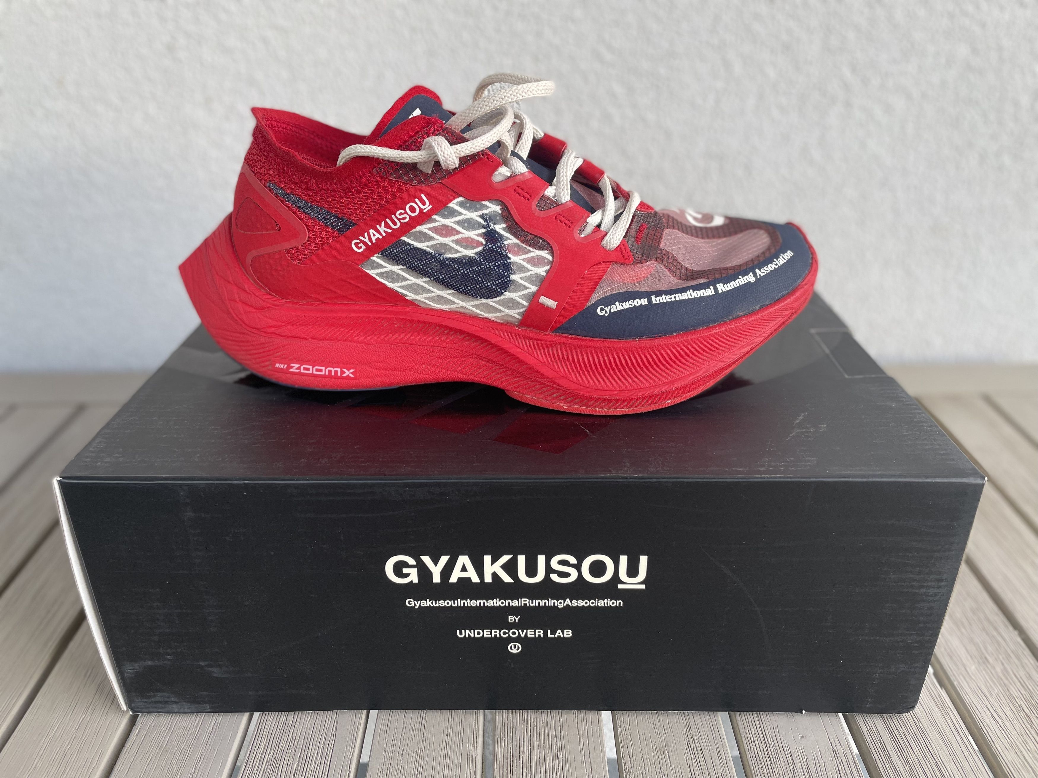 Gyakusou Men’s Nike × Undercover Gyakusou ZoomX Vaporfly Next% RARE Size US 6.5 / EU 39-40 - 3 Thumbnail