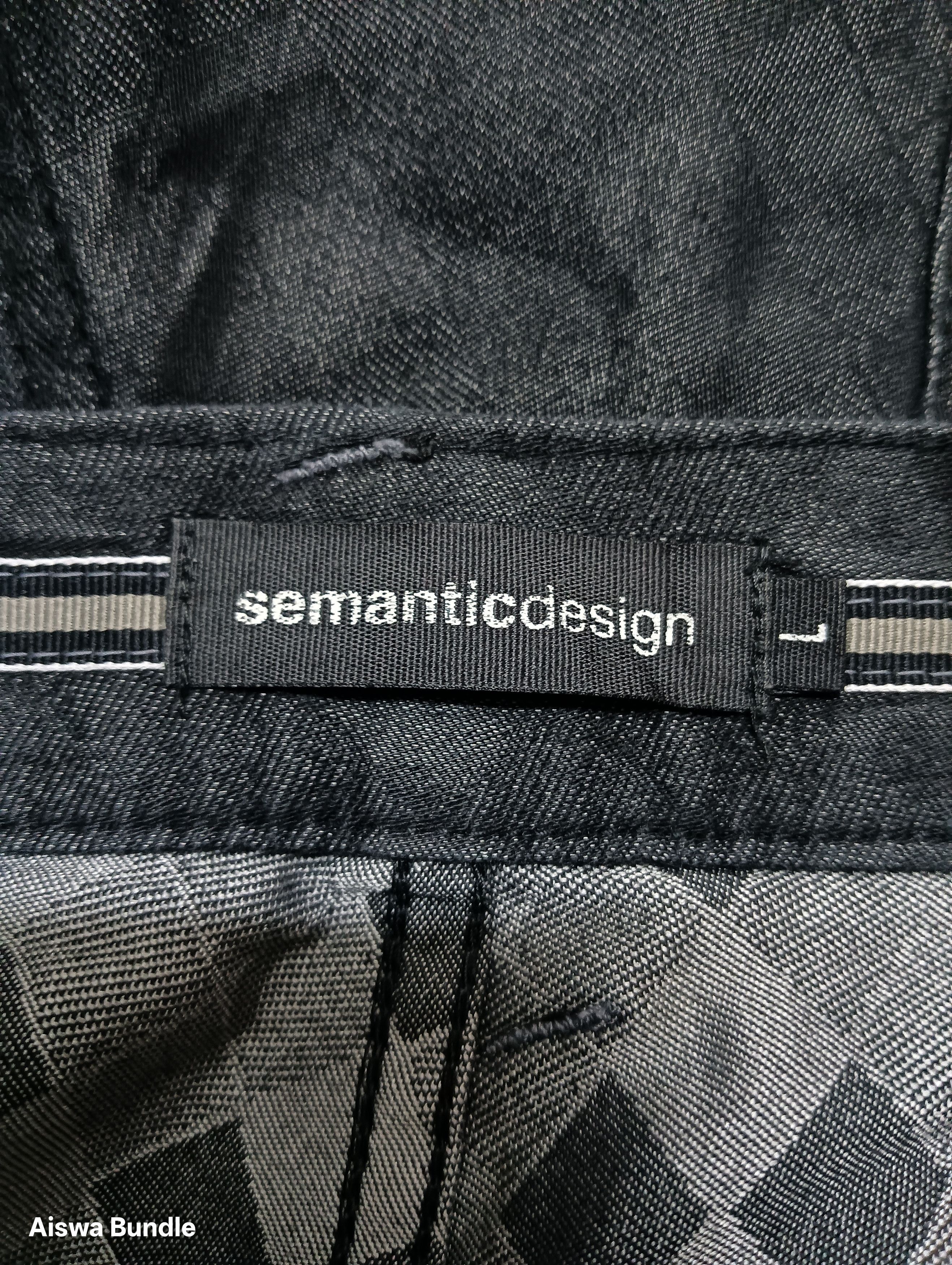 semanticdesign Semanticdesign Black Diamond Pattern Jeans Size US 34 / EU 50 - 14 Thumbnail