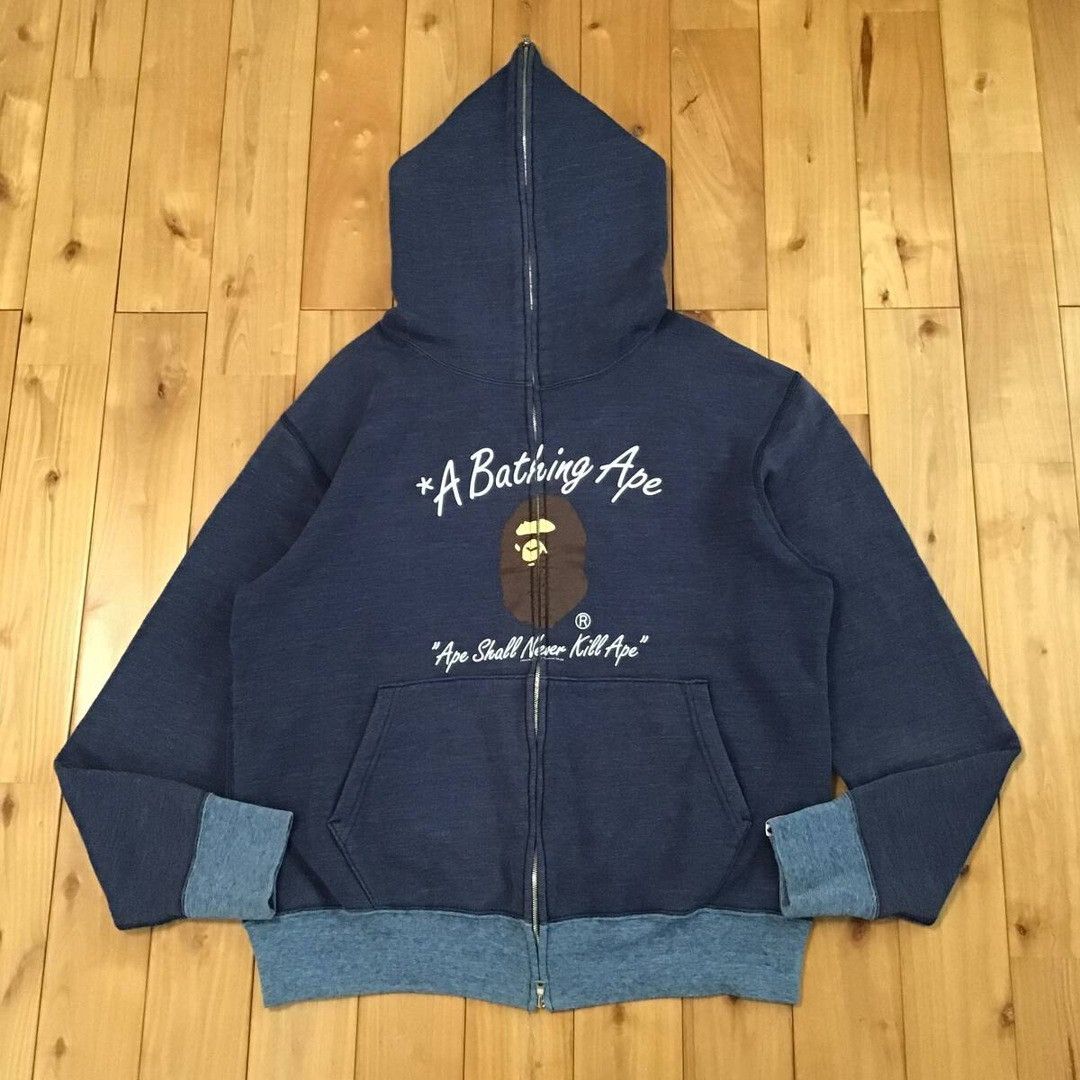 Hoodie Bape Ape Kill Ape Hoodie BAPE APE HEAD Logo Full Zip Hoodie