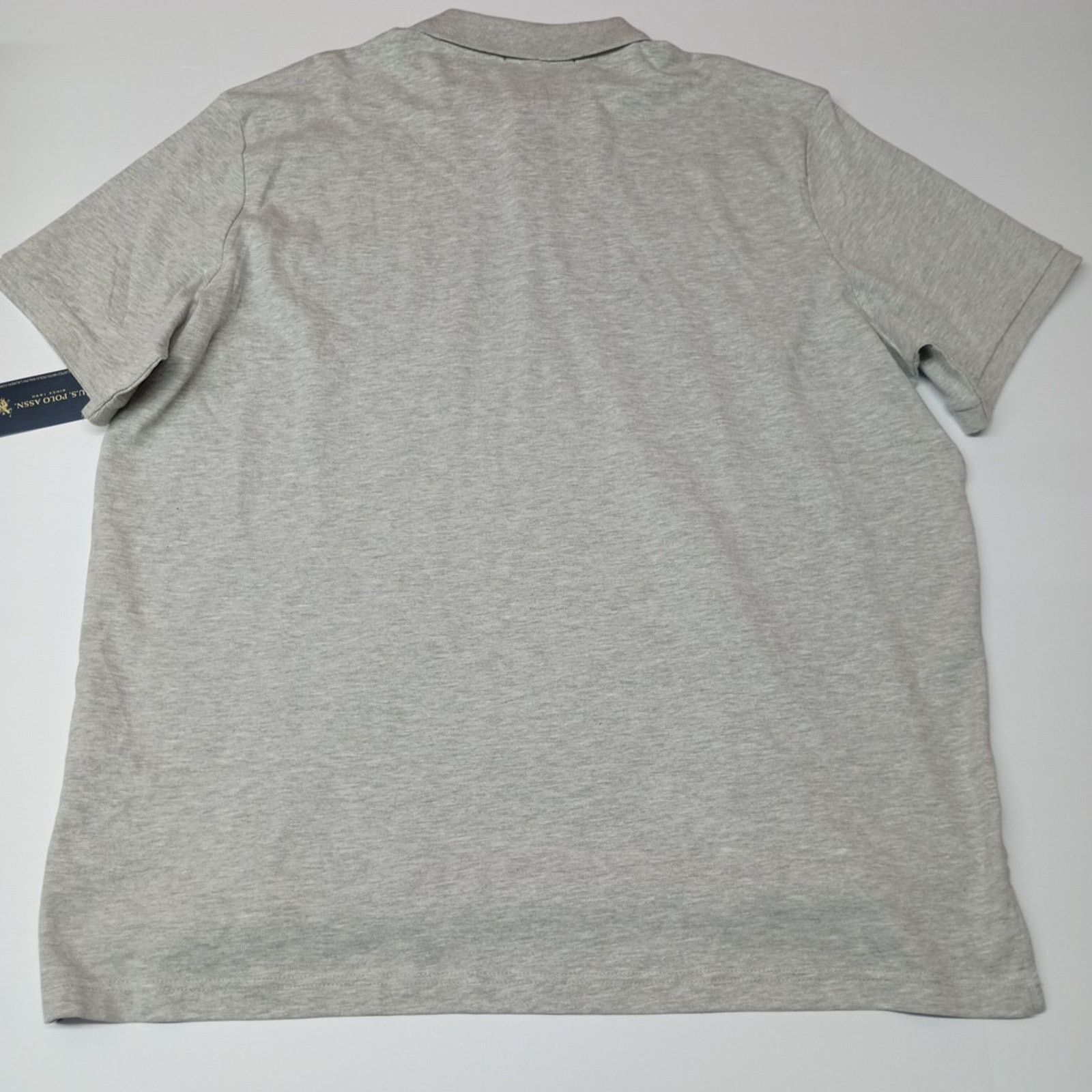 U.S. Polo Assn. U.S. Polo Assn Interlock Polo Shirt Gray Men's Size 3XL XXXL Size US XXL / EU 58 / 5 - 7 Thumbnail