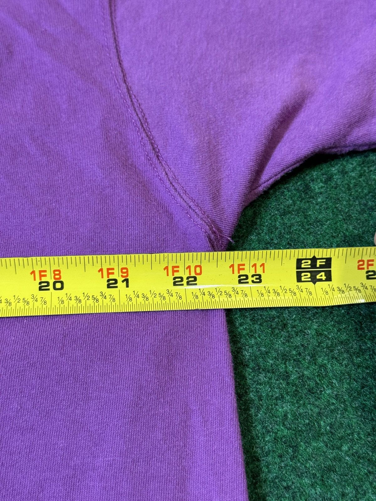 Nike × Vintage Vintage 80s 90s Nike Purple Single Stitch Gray Tag T Shirt Size US XL / EU 56 / 4 - 7 Thumbnail