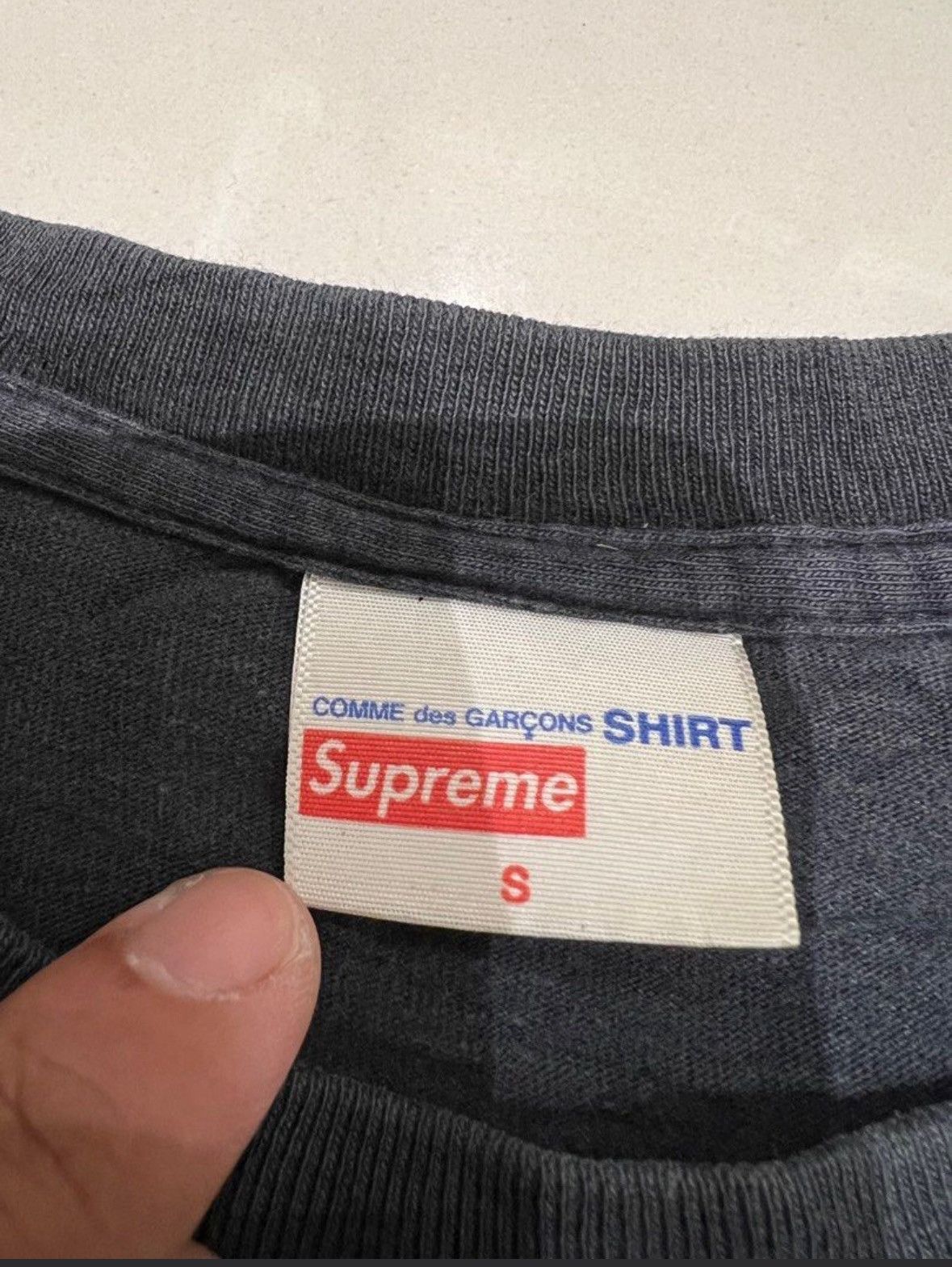 Supreme Rare And Beautiful Supreme Comme Des Garcons Long Sleeve Tee Size US M / EU 48-50 / 2 - 5 Thumbnail
