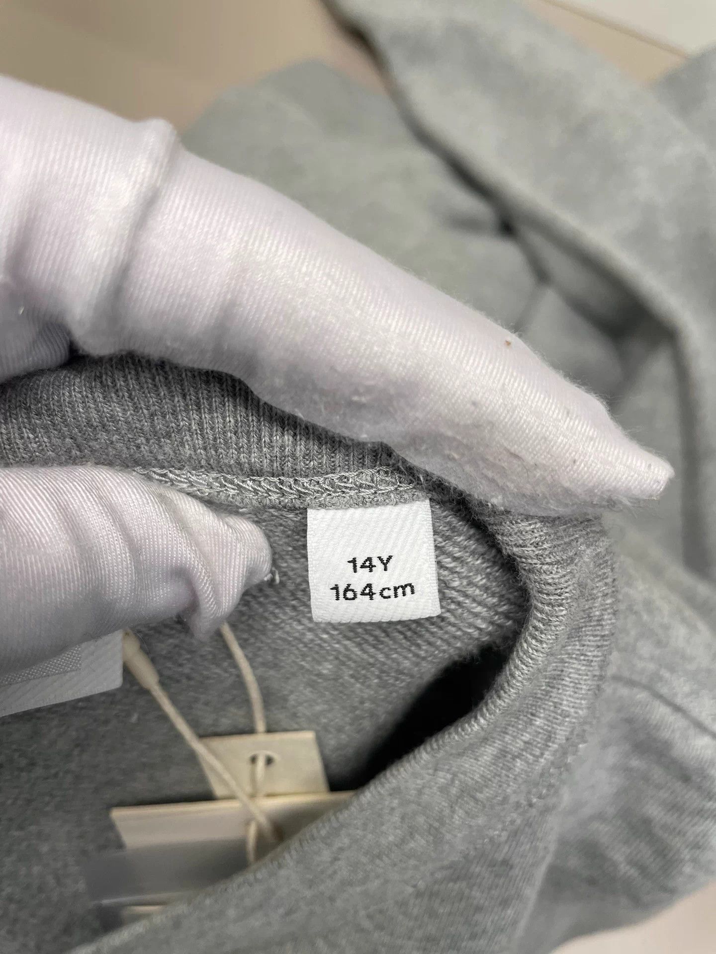 Burberry Burberry Gray Cotton Sweatshirt 14Y Size XXS / US 00 / IT 34 - 4 Thumbnail