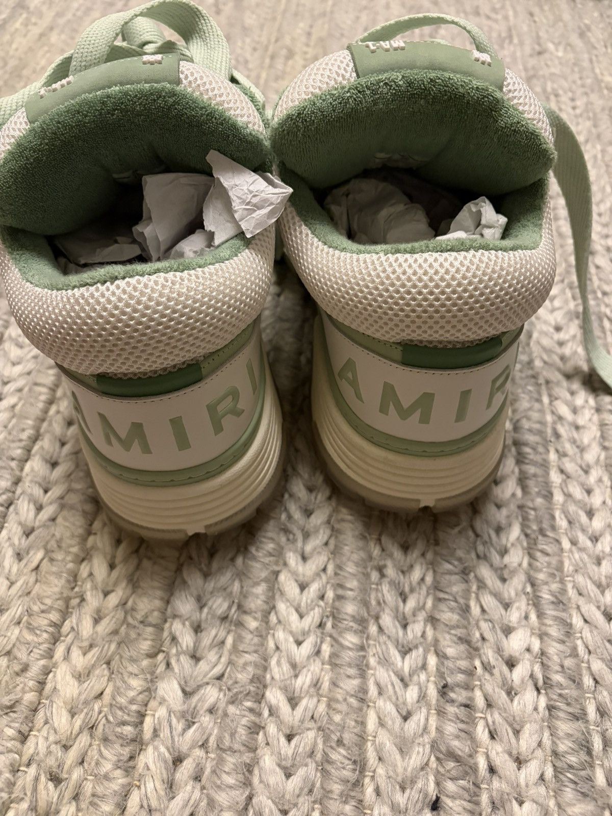 Amiri Amiri AM-1 white mint Size US 13 / EU 46 - 4 Thumbnail