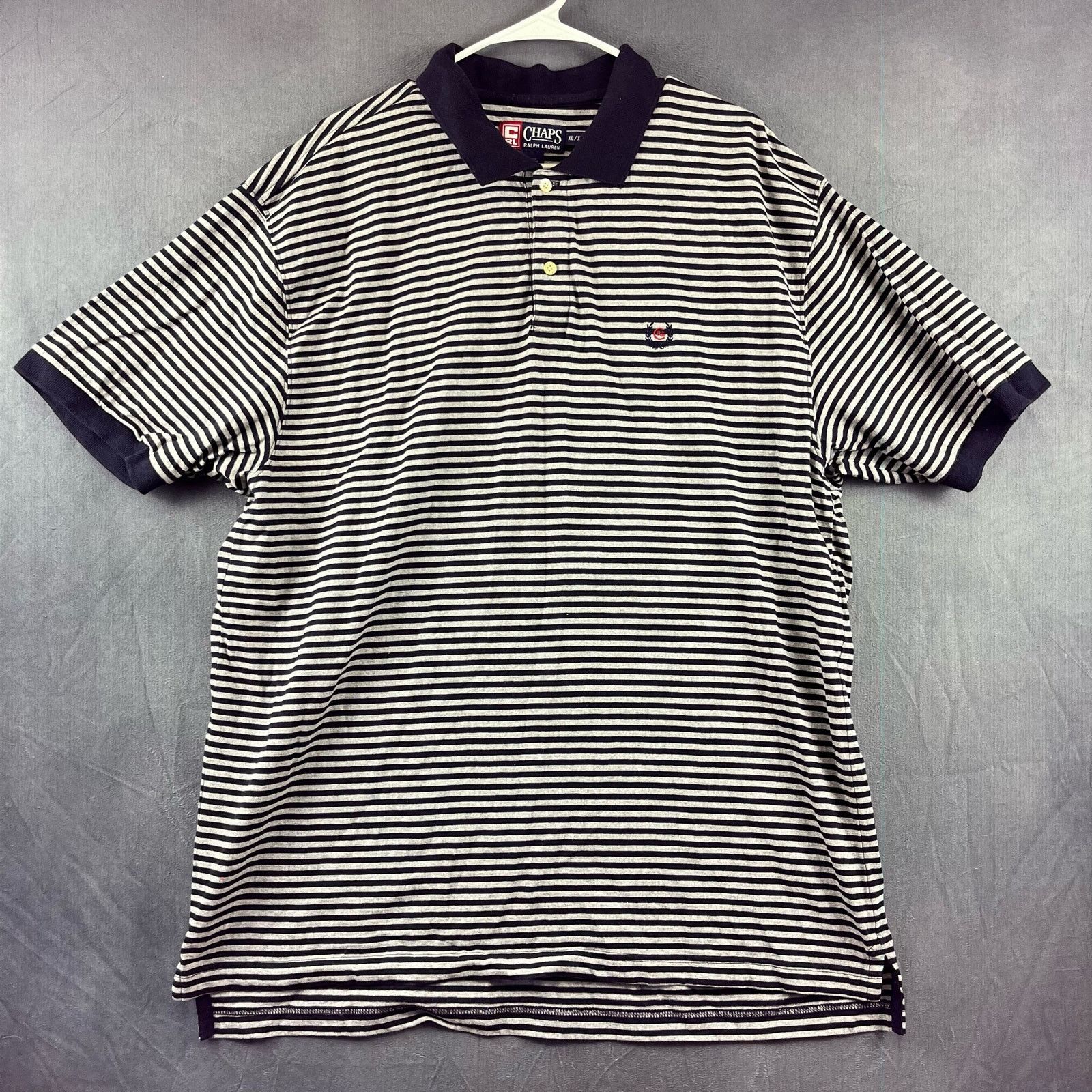 Chaps Ralph Lauren Y2K Chaps Ralph Lauren XL Shirt Oversize Striped Polo Street Size US XL / EU 56 / 4 - 1 Thumbnail