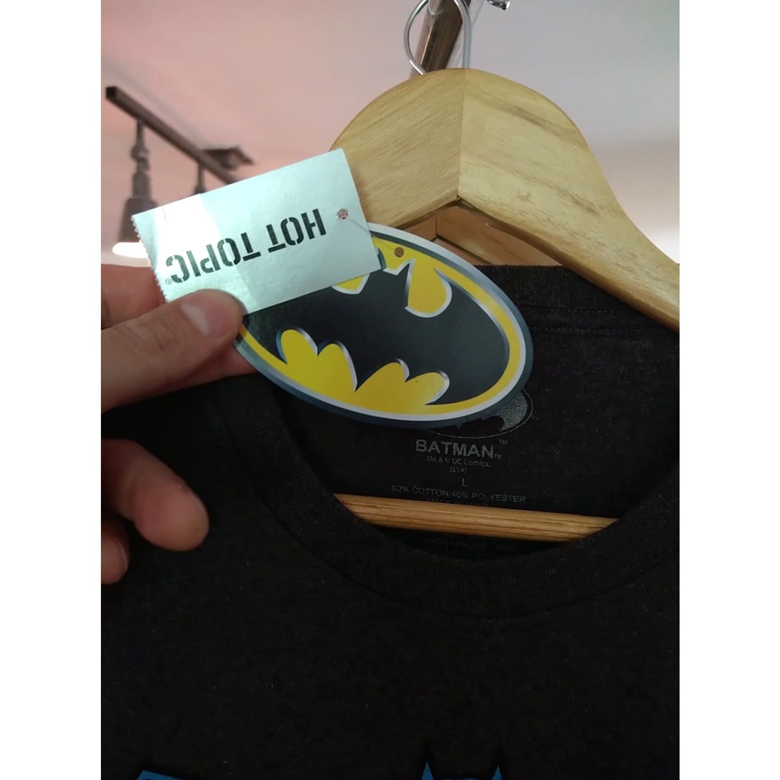 Hot Topic VINTAGE Batman Hot Topic T-shirt L Men Gray Old School Golden Age Shirt Mens Size US L / EU 52-54 / 3 - 2 Thumbnail