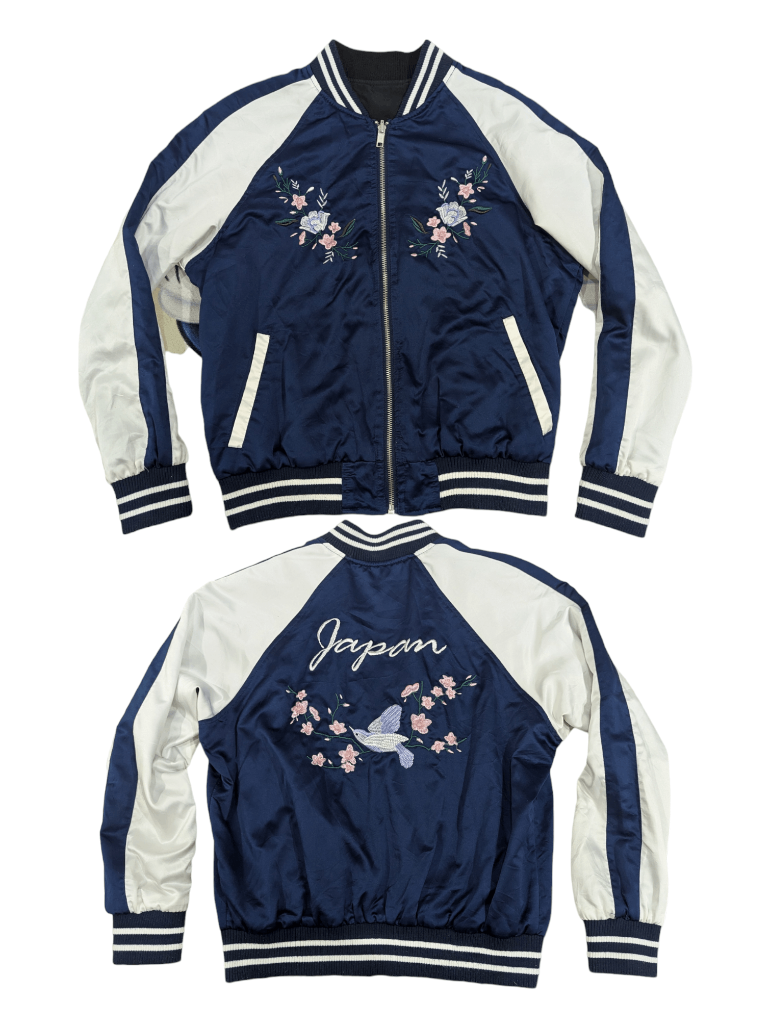 Japanese Brand SUKAJAN JACKET EMBROIDERY BIRD Size US M / EU 48-50 / 2 - 1 Thumbnail
