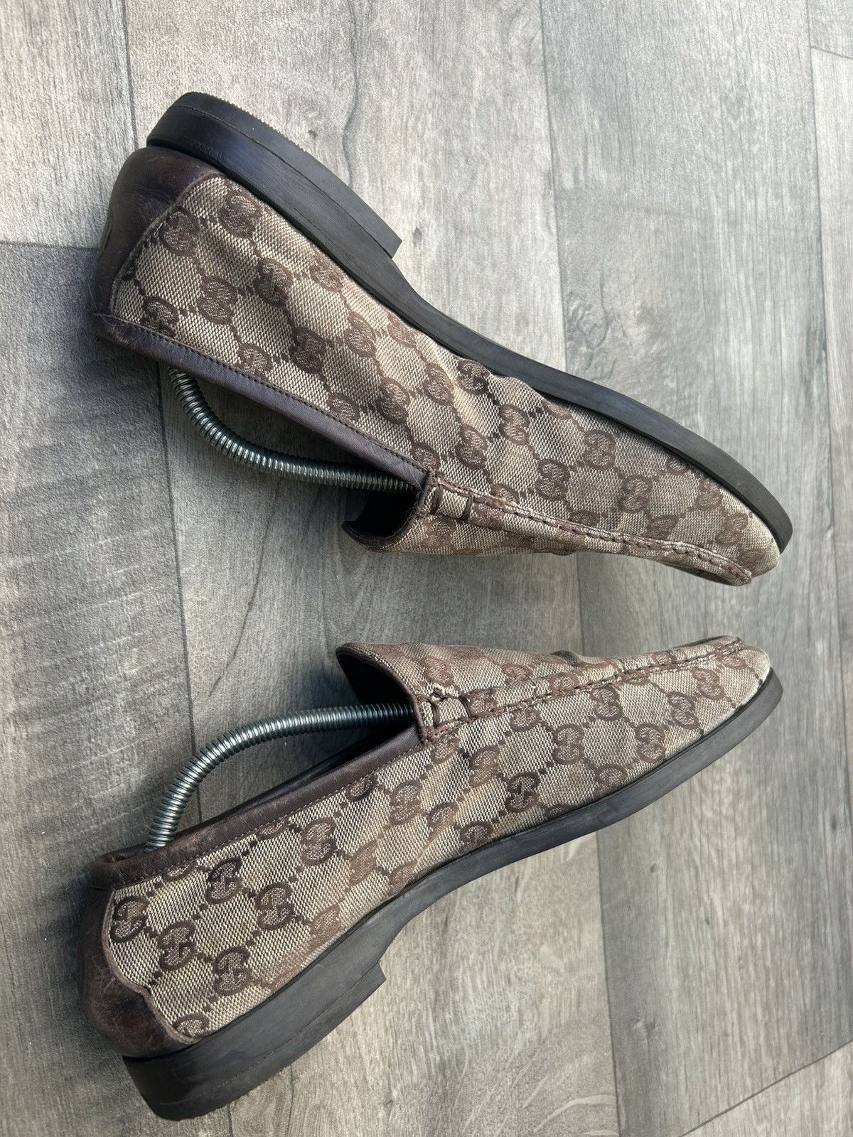 Gucci Gucci GG Canvas Slip-On Loafers Size US 8.5 / EU 41-42 - 7 Thumbnail