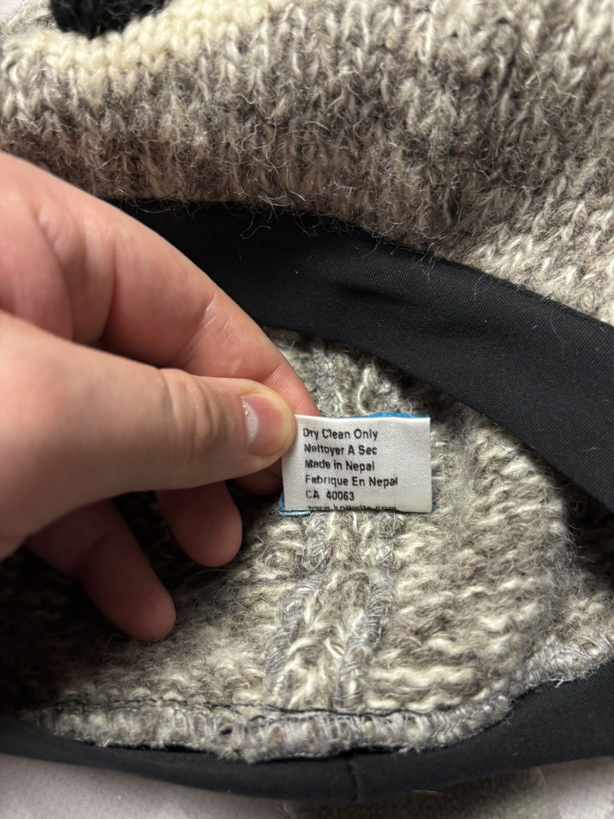 Other deLux Raccoon Knit Beanie Animal Costume Tail Ears One Size Size ONE SIZE - 14 Thumbnail