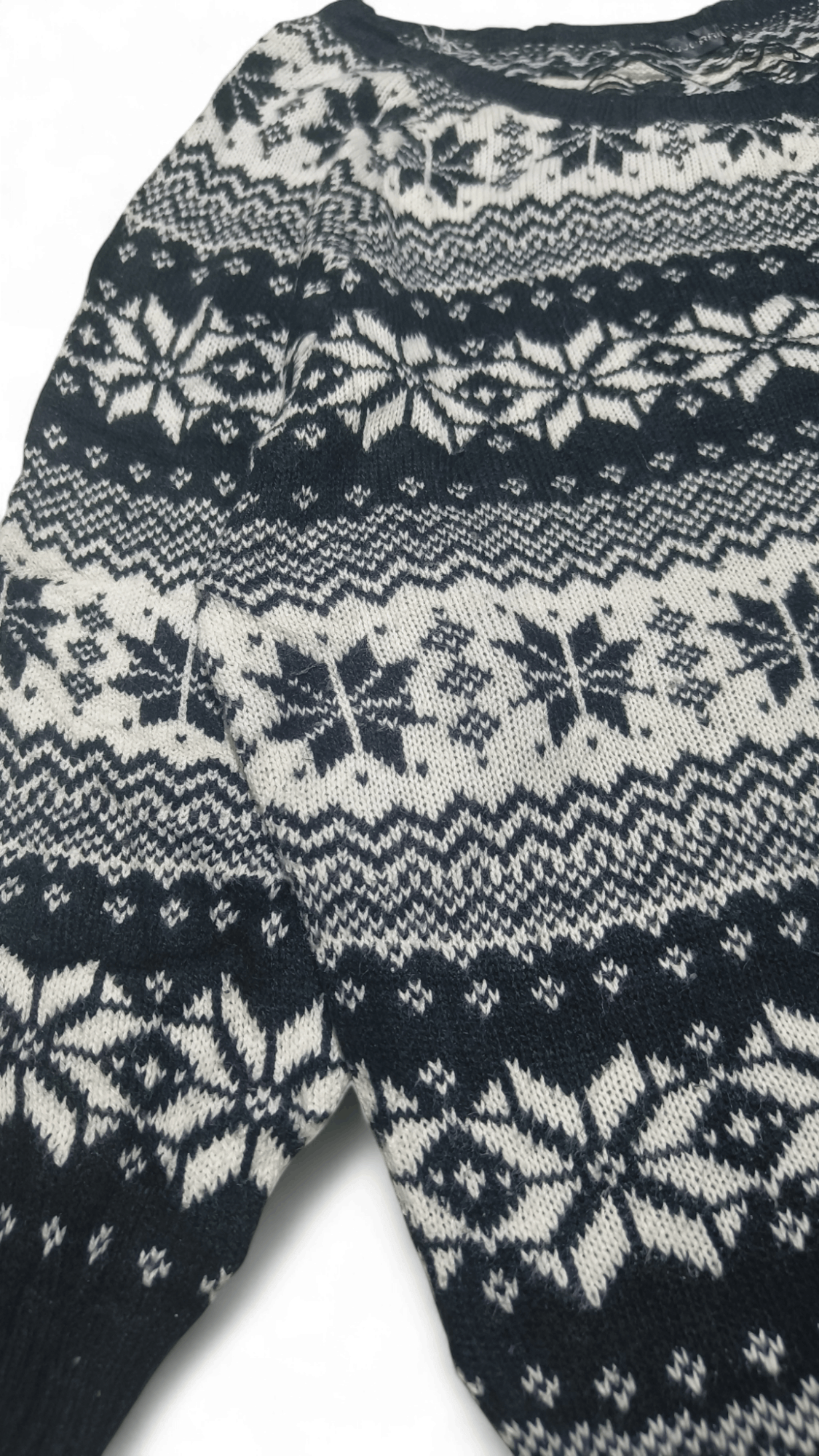 Other Vintage 90s Y2K Women's Ethnic Striped Long Knit Sweater Size M / US 6-8 / IT 42-44 - 6 Thumbnail