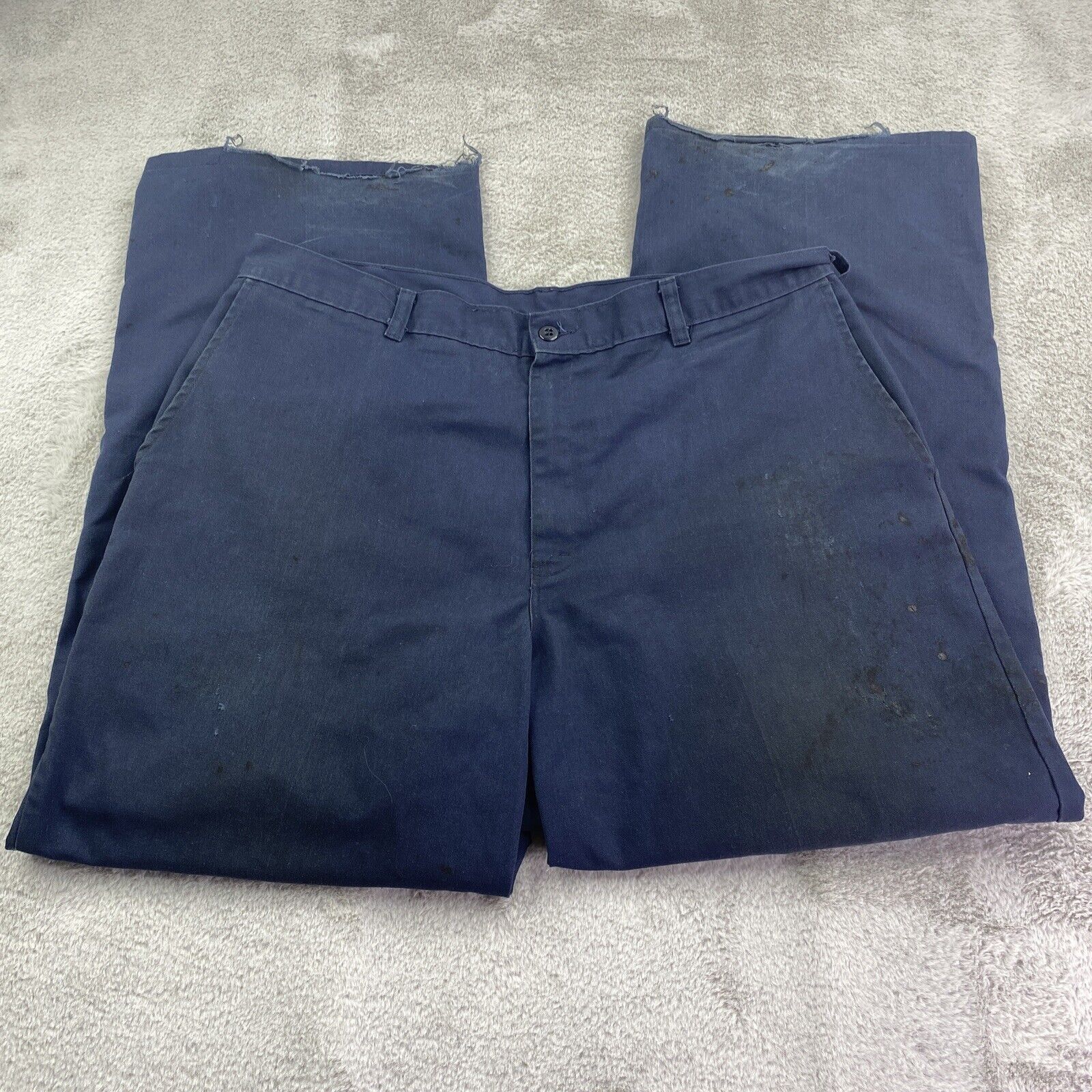Dickies Vintage Dickies Work Pants Mens 35 Blue Double Knee Uniform