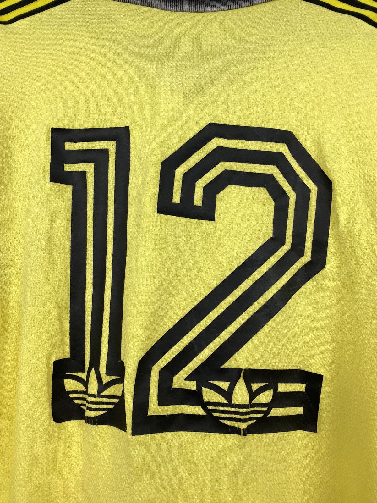 Adidas Vintage Adidas Winterthur 1980s #12 Ventex Soccer Jersey PSG Size US L / EU 52-54 / 3 - 10 Thumbnail