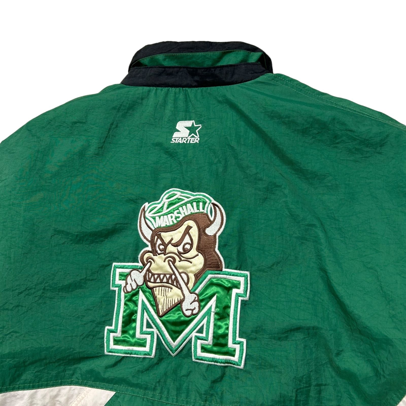 NCAA VTG 90s NCAA MARSHALL THUNDERING HERD STARTER PUFFER JACKET Size US L / EU 52-54 / 3 - 3 Thumbnail