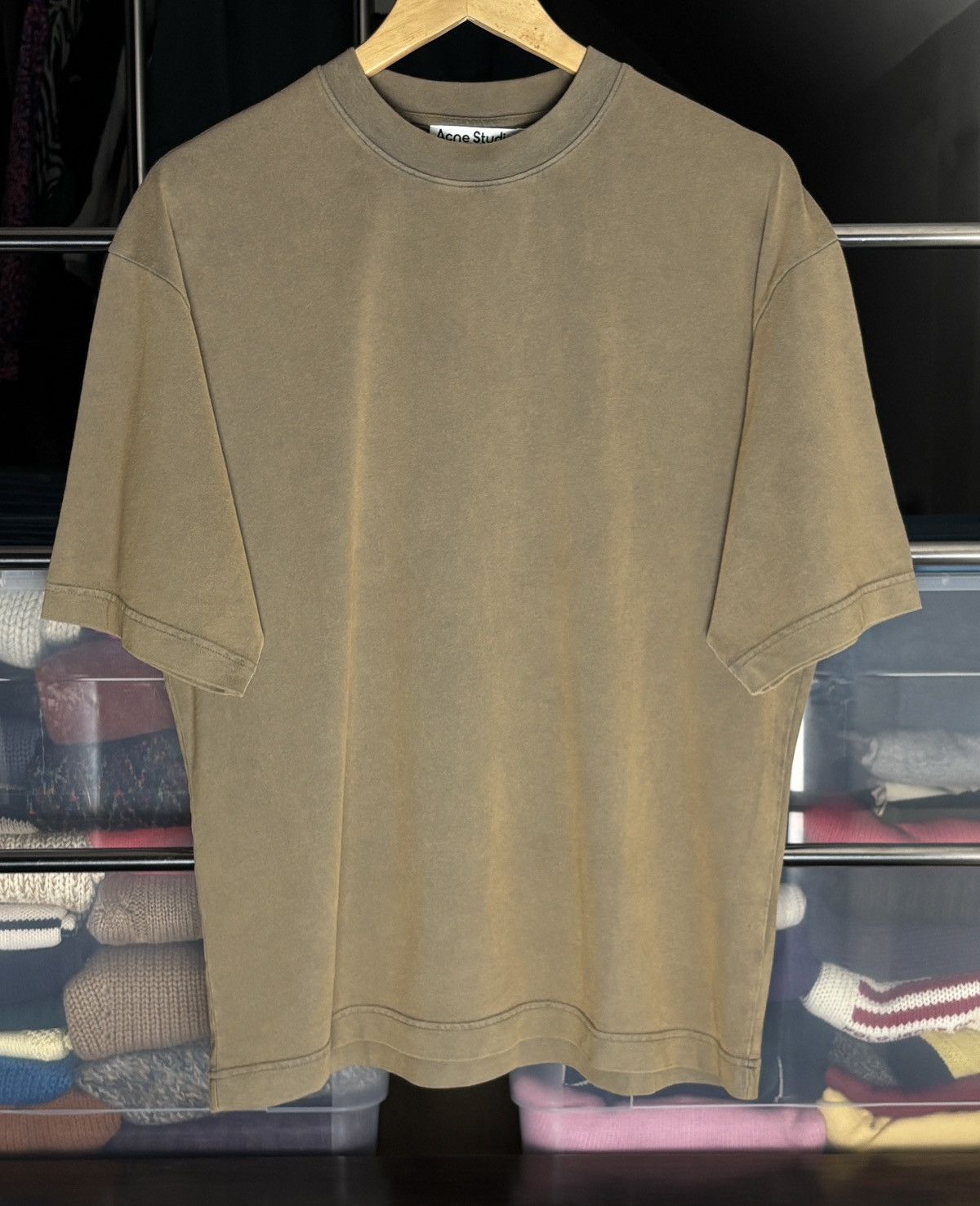 Acne Studios Acne Studios Faded Oversized Boxy T-Shirt Size US S / EU 44-46 / 1 - 2 Thumbnail