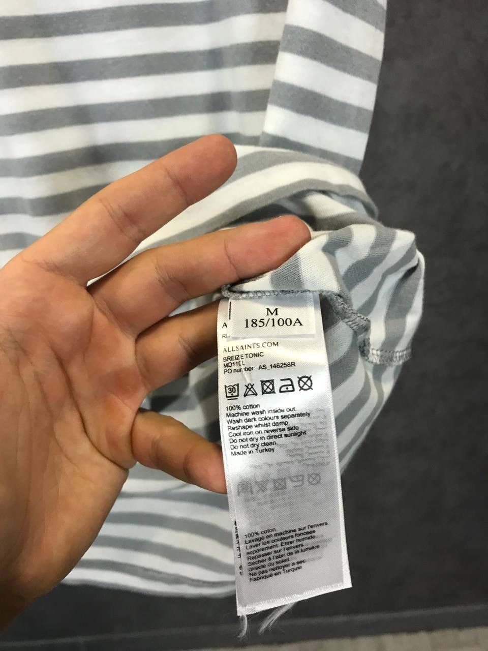 Allsaints Allsaints designer striped tee Size US M / EU 48-50 / 2 - 5 Thumbnail
