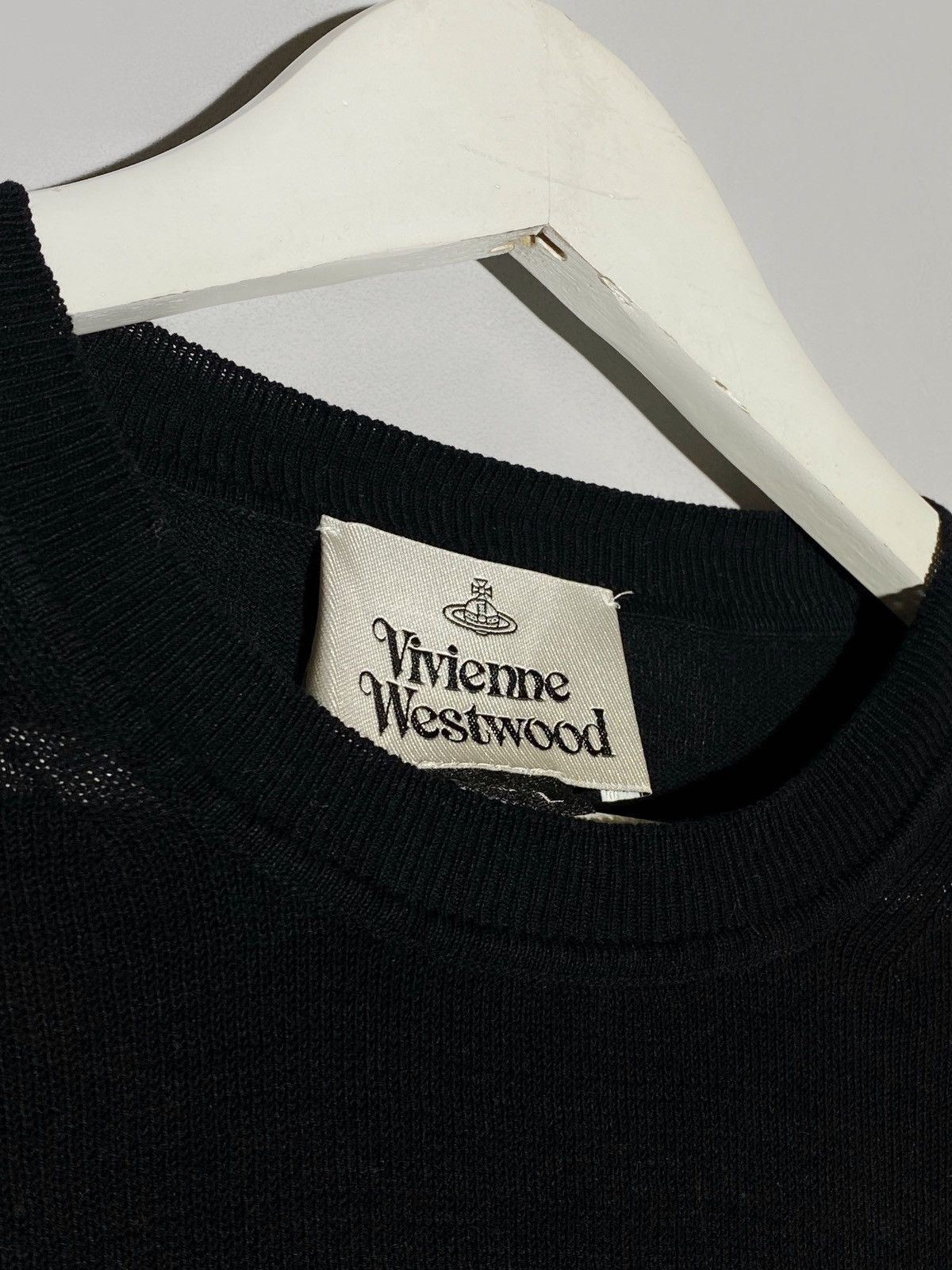 Vivienne Westwood Vivienne Westwood Iconic Logo Black Knitwear Sweatshirt Size US L / EU 52-54 / 3 - 7 Thumbnail