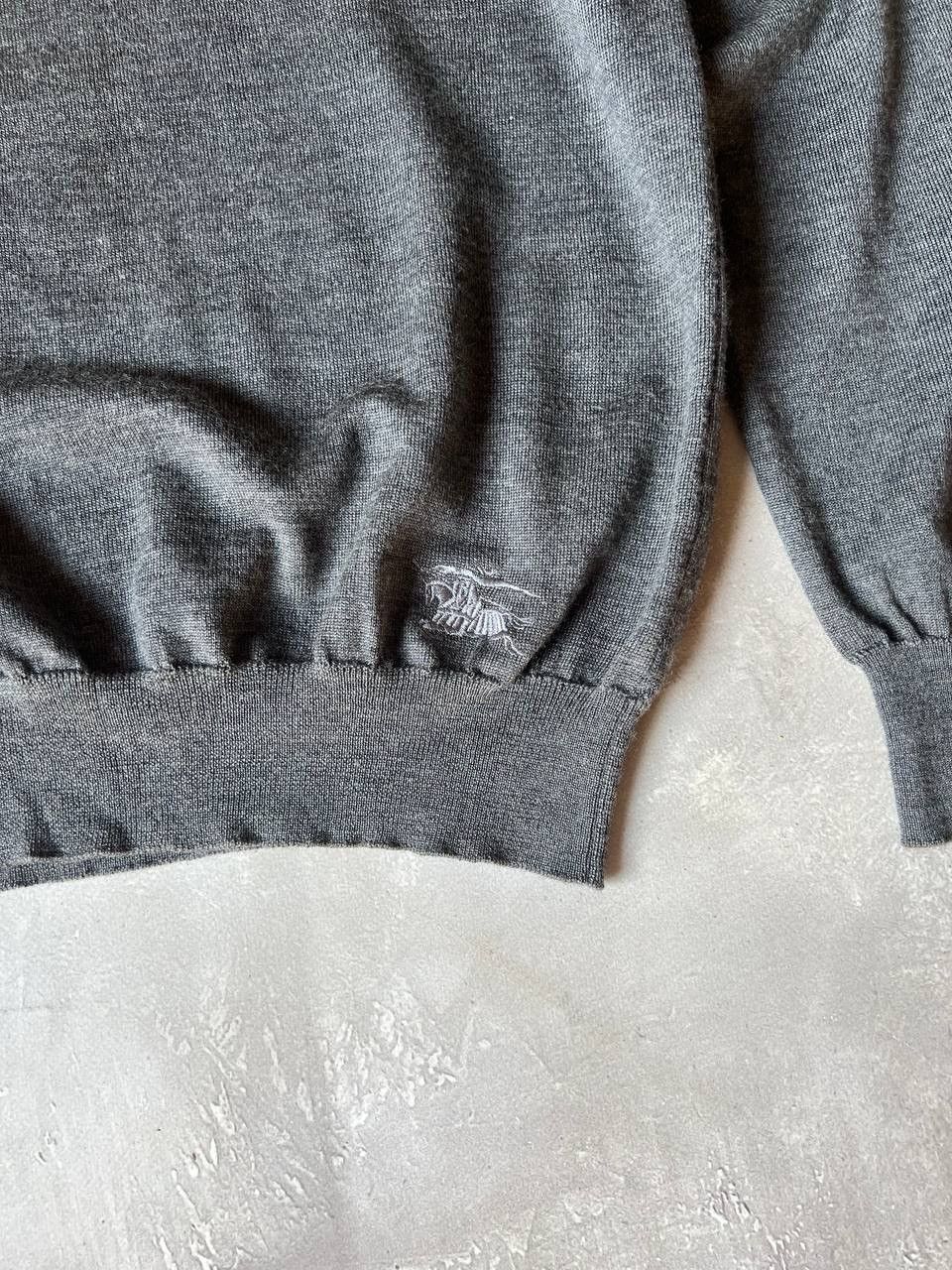 Burberry Vintage Burberry Merino Wool Sweater Size US XL / EU 56 / 4 - 5 Thumbnail