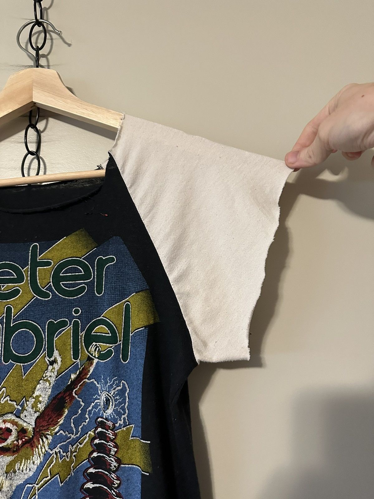 Band Tees × Vintage Vintage 1982 Peter Gabriel Shock The Monkey Concert T-shirt Size US S / EU 44-46 / 1 - 6 Thumbnail