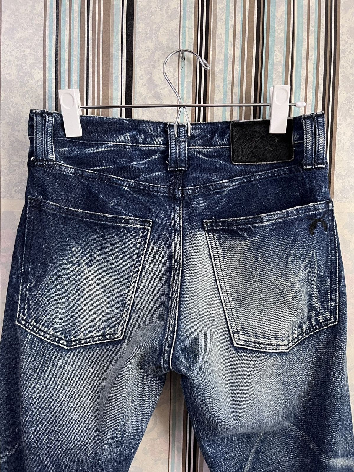 roarguns 1990s Hook metal distress denim look #C2 Size US 29 - 6 Thumbnail