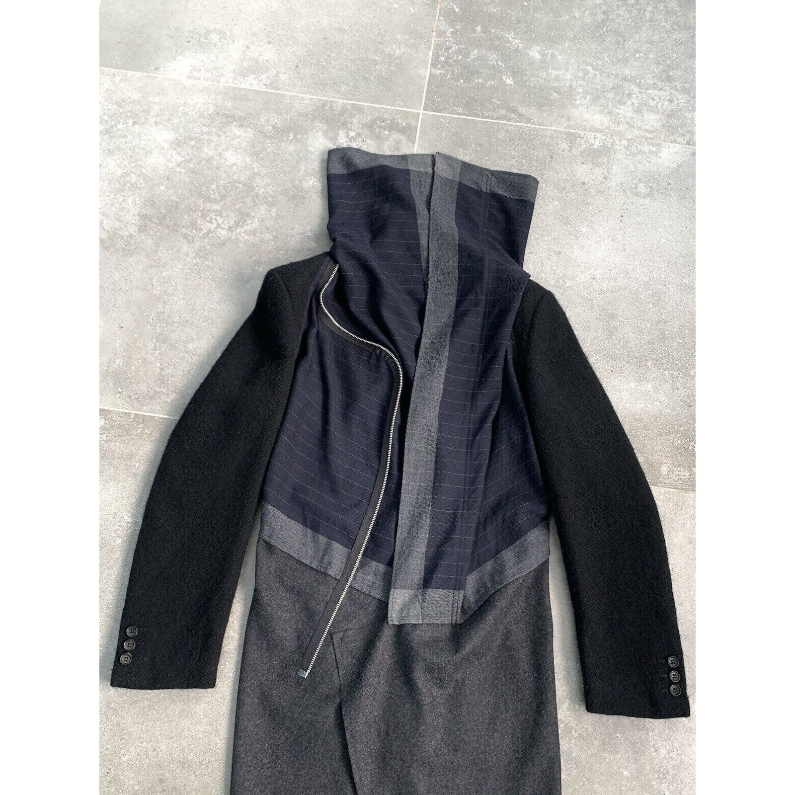 Comme des Garcons × Japanese Brand Women's COMME des GARCONS Wool Trench Coat Jacket M UK 10-12 Size M / US 6-8 / IT 42-44 - 15 Thumbnail