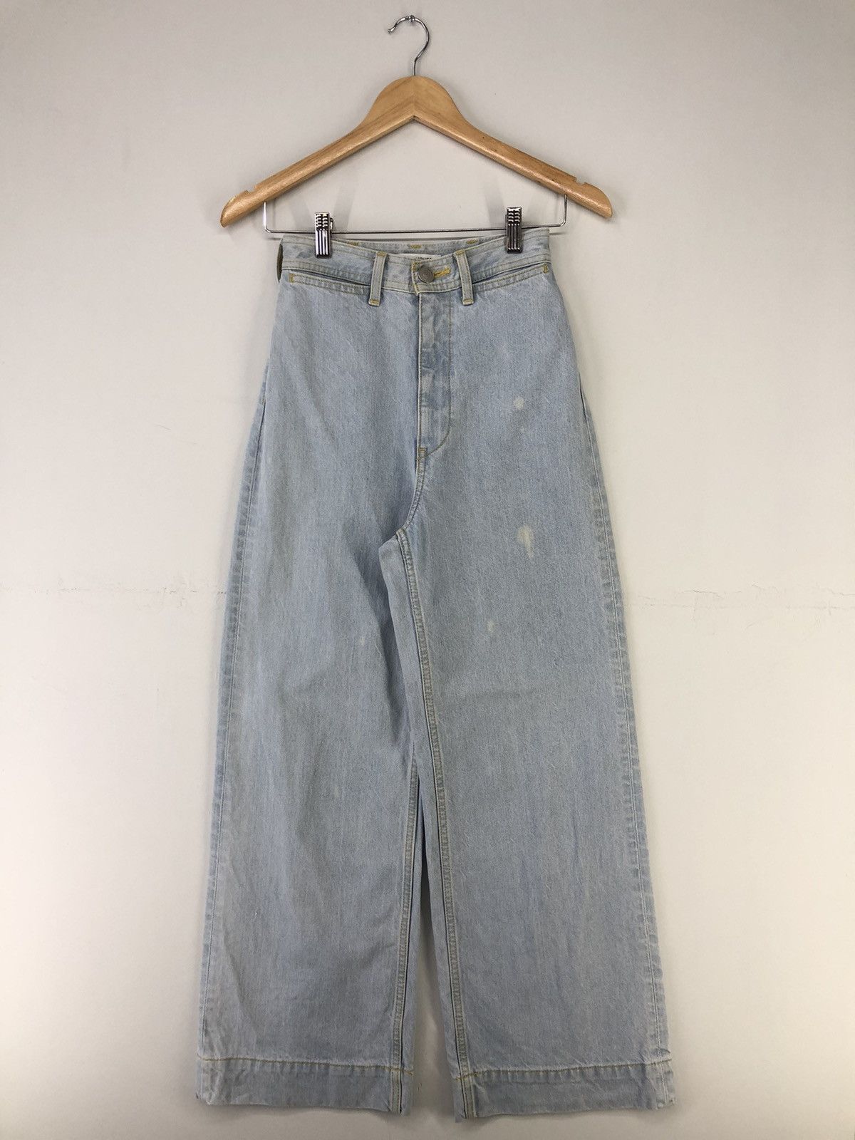 image of Azul By Moussy Baggy Light Wash Jeans, Women's (Size 23)