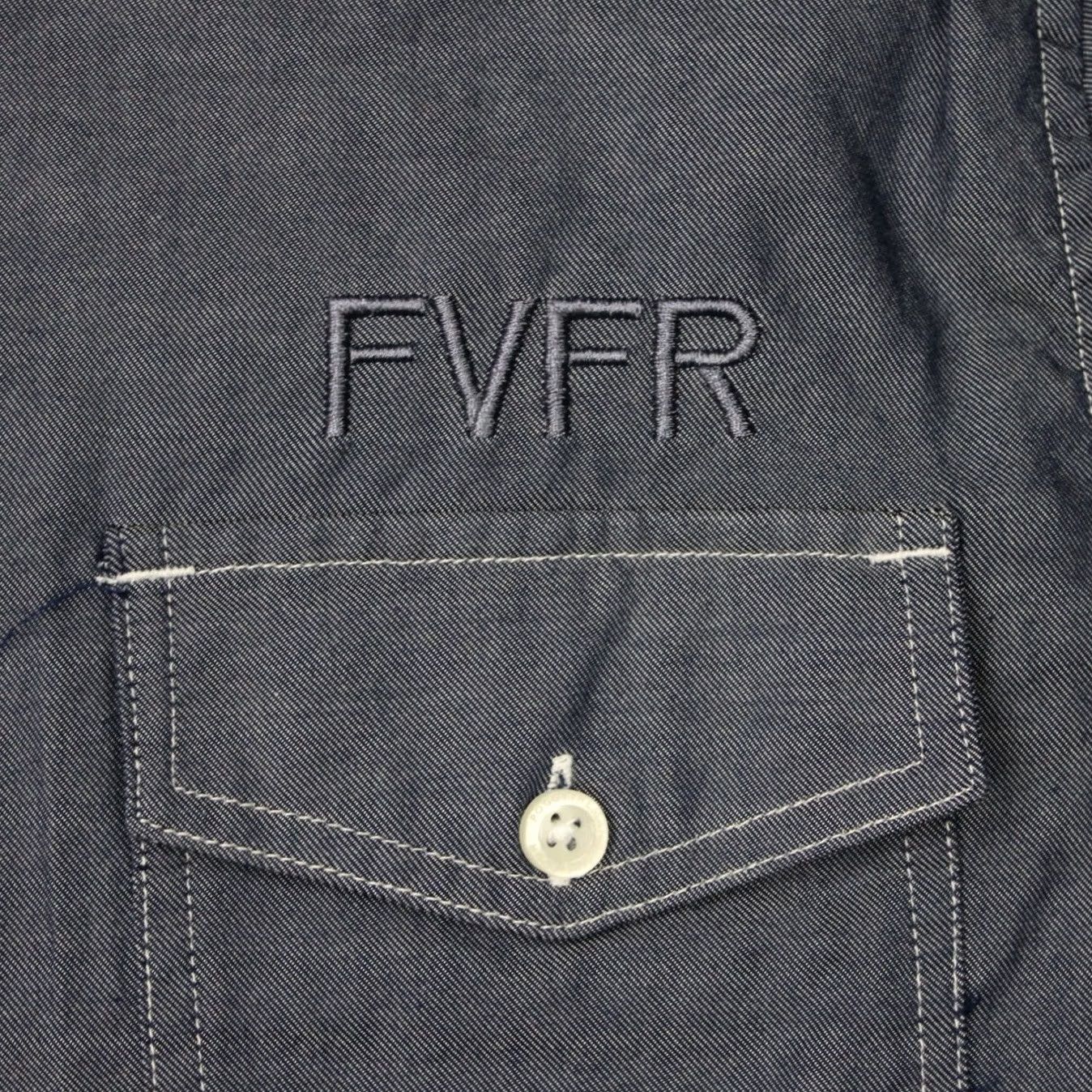 Vintage Five Four Risto Shirt Mens Large Blue 100% Cotton Long Sleeve Button Up Size US L / EU 52-54 / 3 - 7 Thumbnail