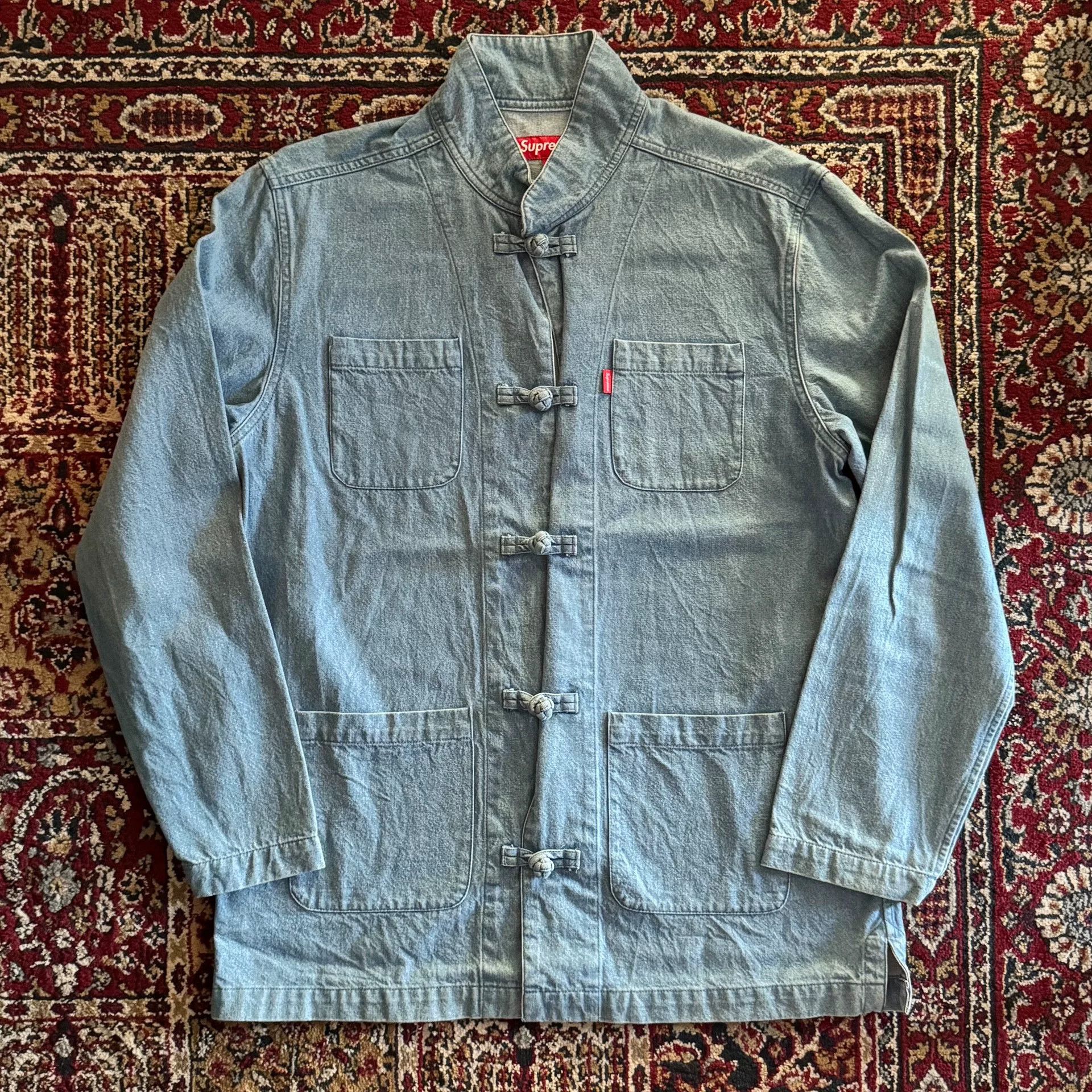 Supreme Supreme Lion's Den Denim Jacket | Grailed