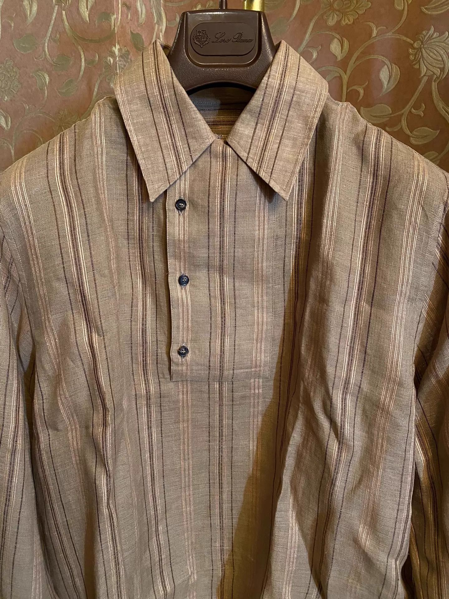 Loro Piana Loro Piana x Beckham New 100% Linen Men's Shirt S Size US S / EU 44-46 / 1 - 5 Thumbnail