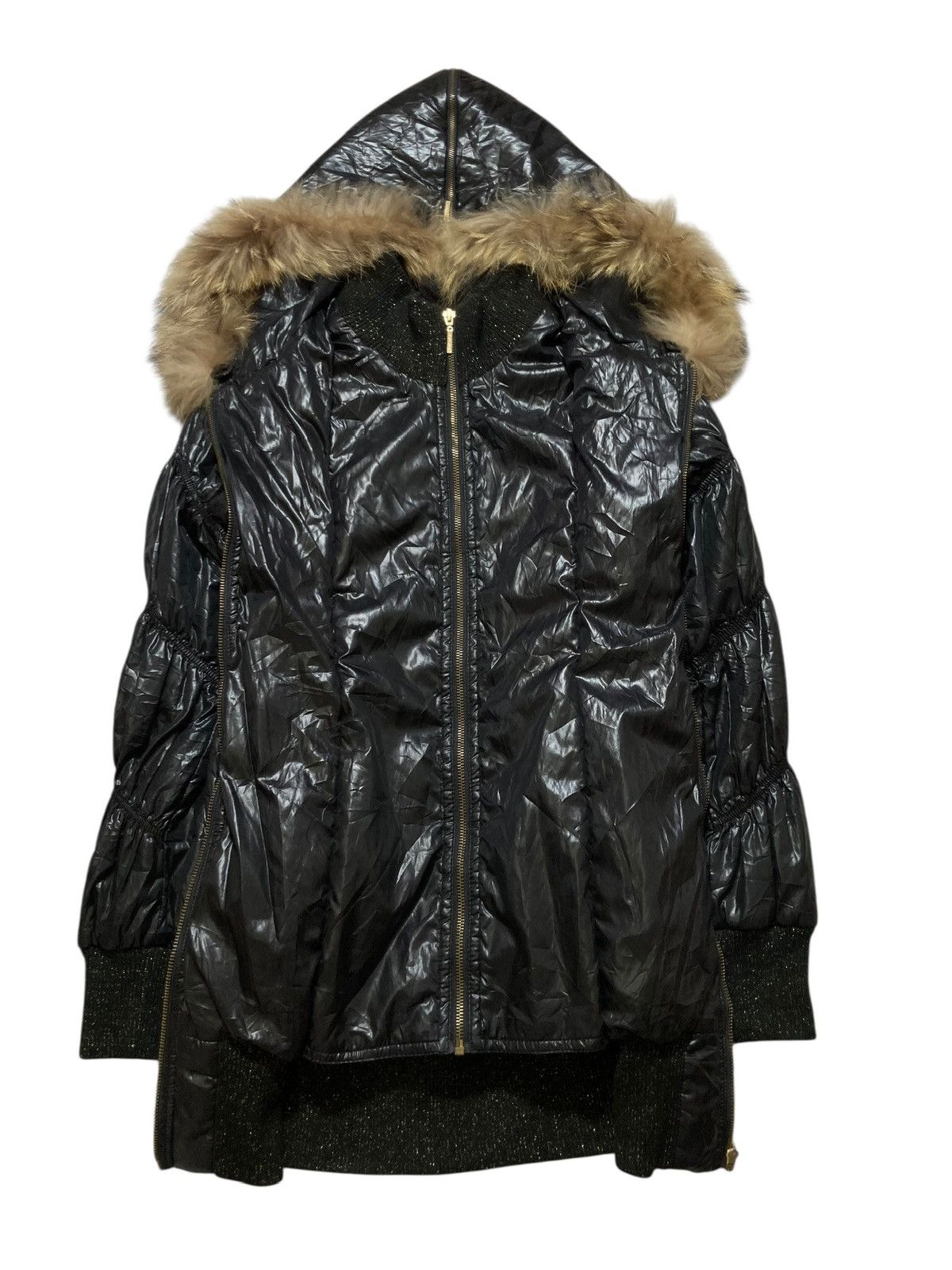 14th Addiction CORCAROLI - N2B Fur Puffer Glitter Jacket Vkei Japanese Size US M / EU 48-50 / 2 - 1 Thumbnail