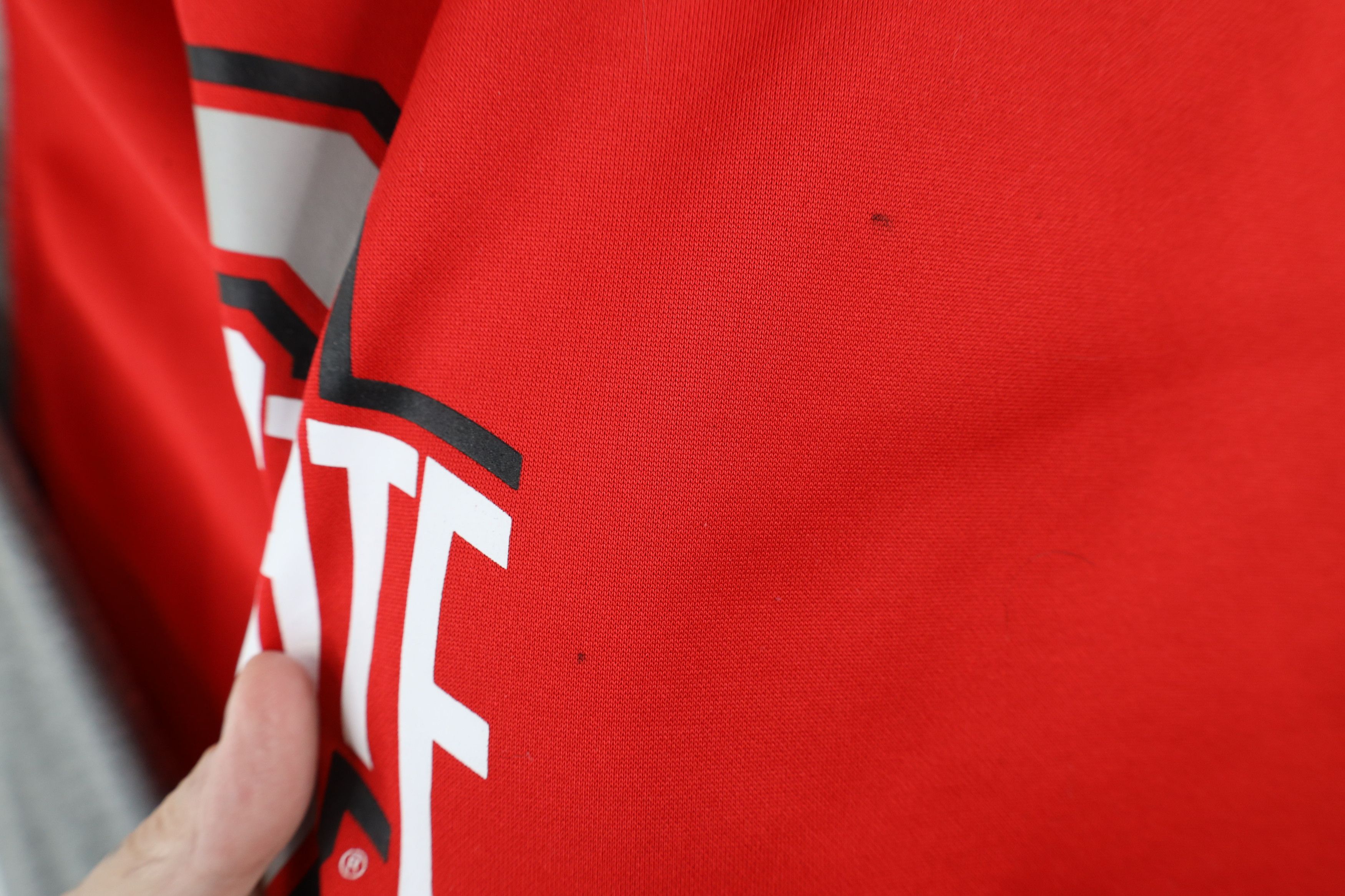 Nike × Vintage Nike Therma Fit Spell Out Ohio State University Hoodie Red Size US XXL / EU 58 / 5 - 6 Thumbnail