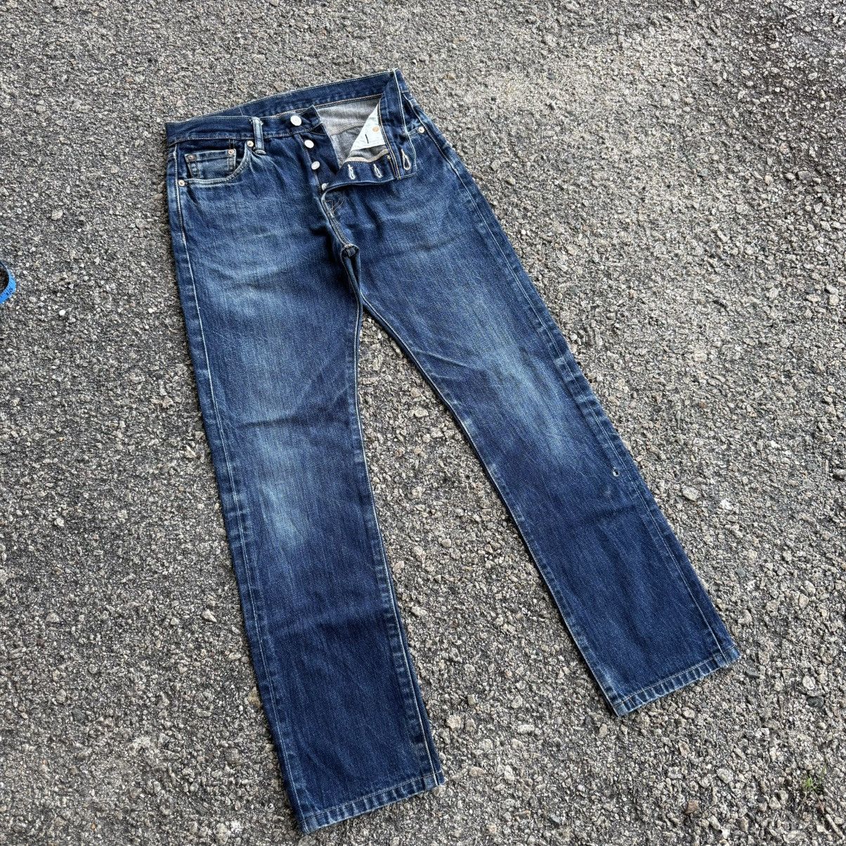 LEVI'S 501 BUTTON FLY RIPPEP JEAN DENIM PANTS