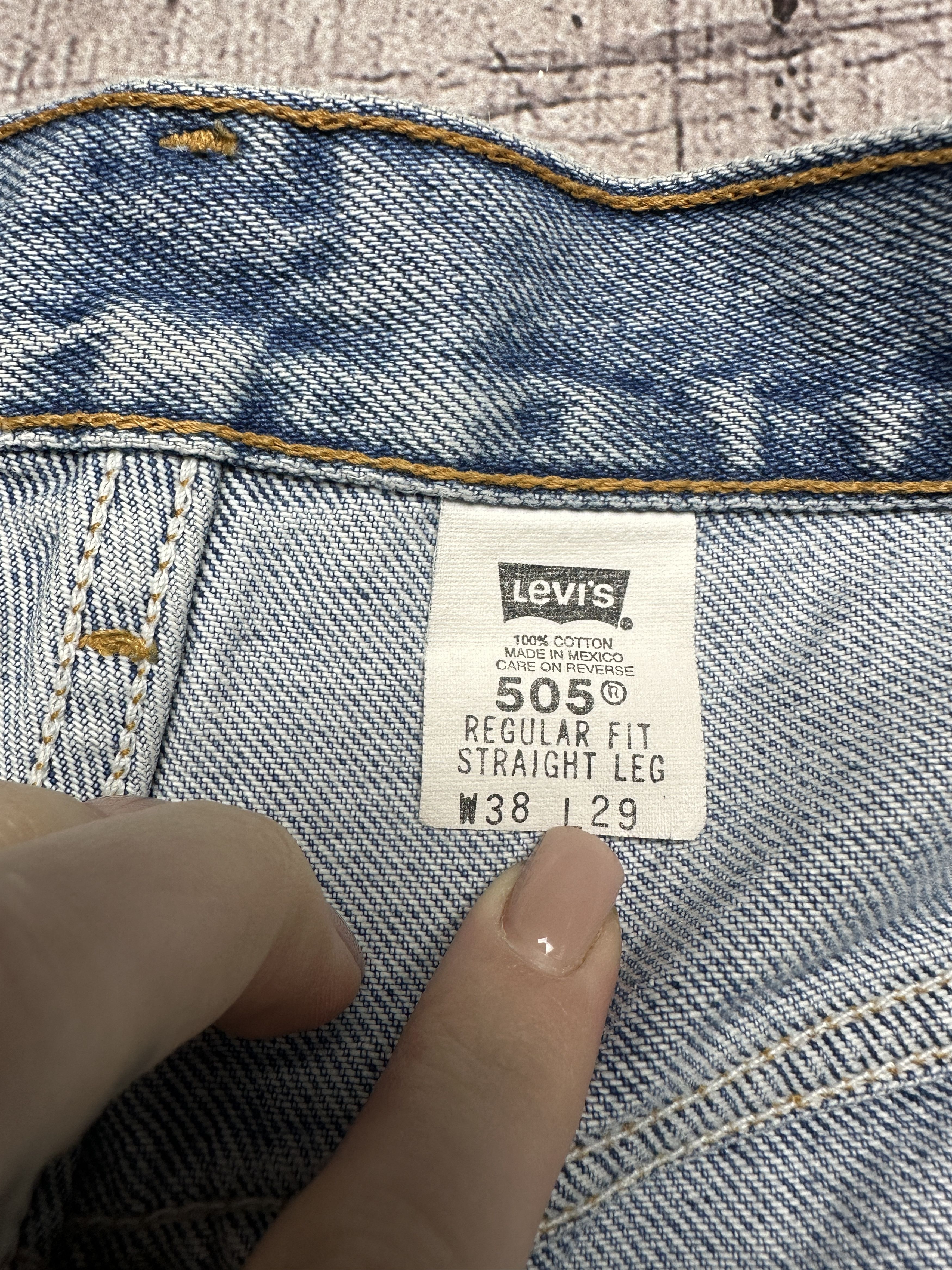 Levi's × Levi's Vintage Clothing Levis 505 90s Vintage Mens Denim Pants Jeans Size US 38 / EU 54 - 9 Thumbnail