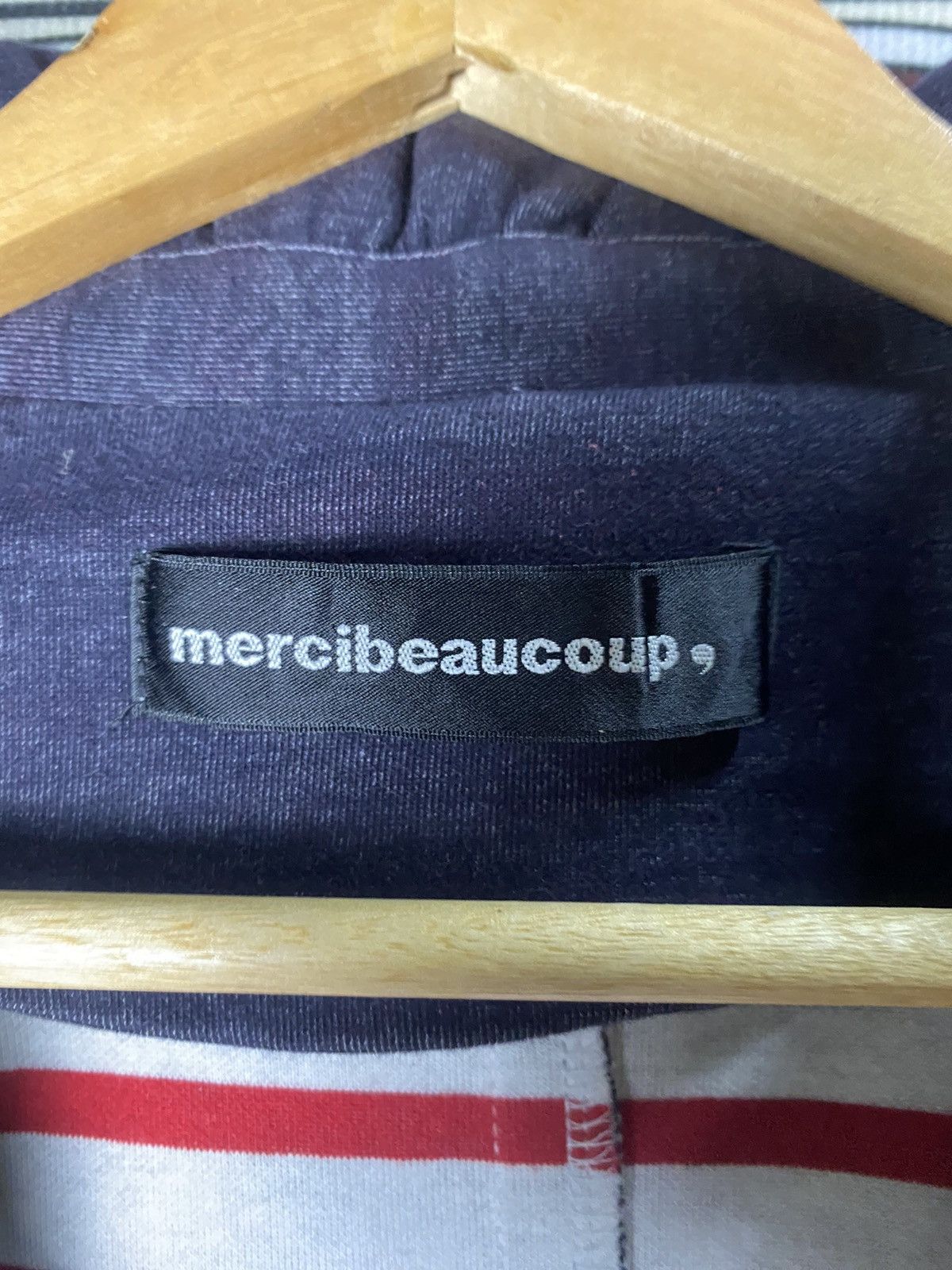 Issey Miyake Mercibeaucoup Issey Miyake Indigo Stripe Jacket Size US M / EU 48-50 / 2 - 9 Thumbnail