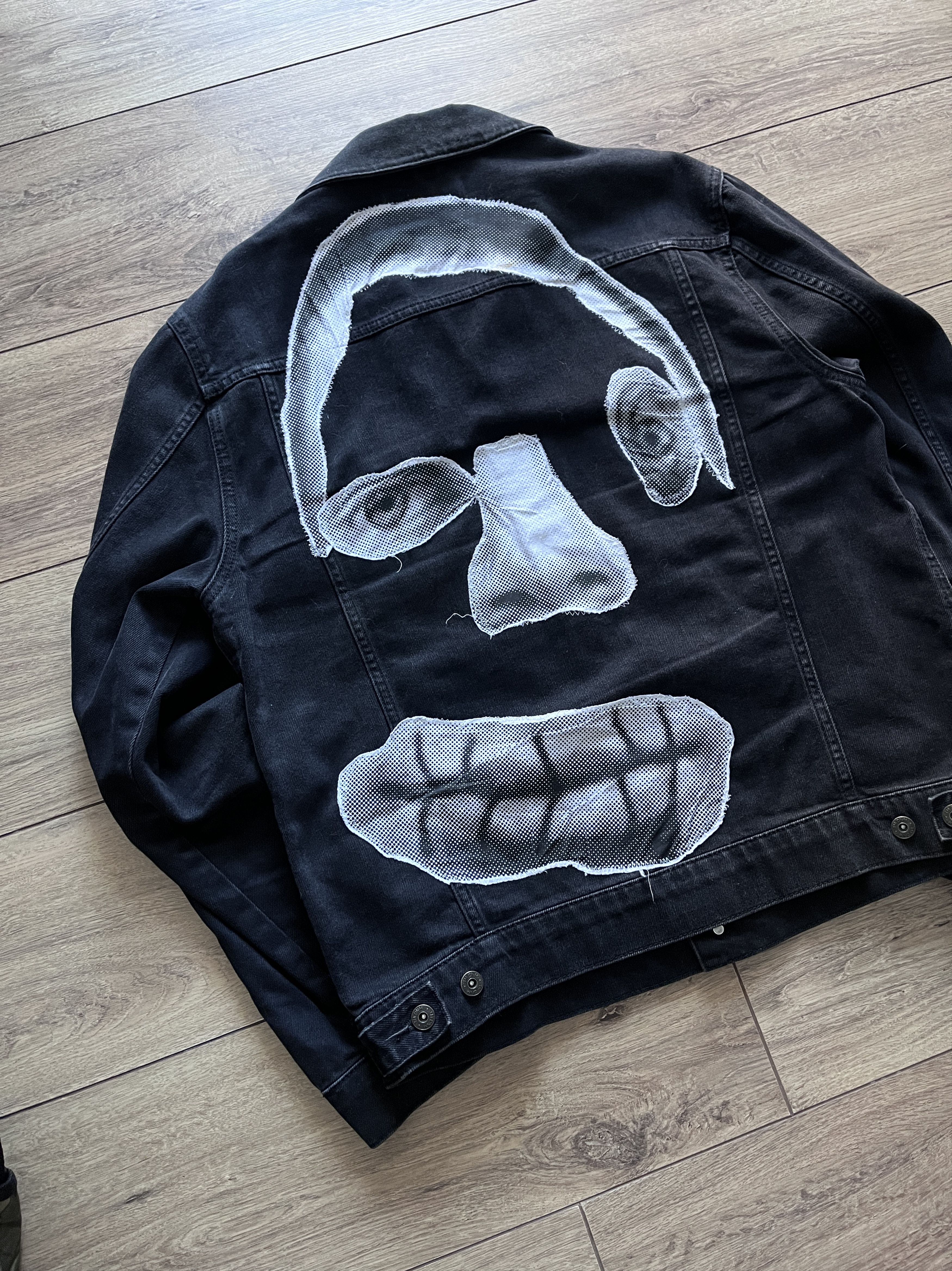 Other Custom Denim Jacket Reworked Art Size US XL / EU 56 / 4 - 5 Thumbnail