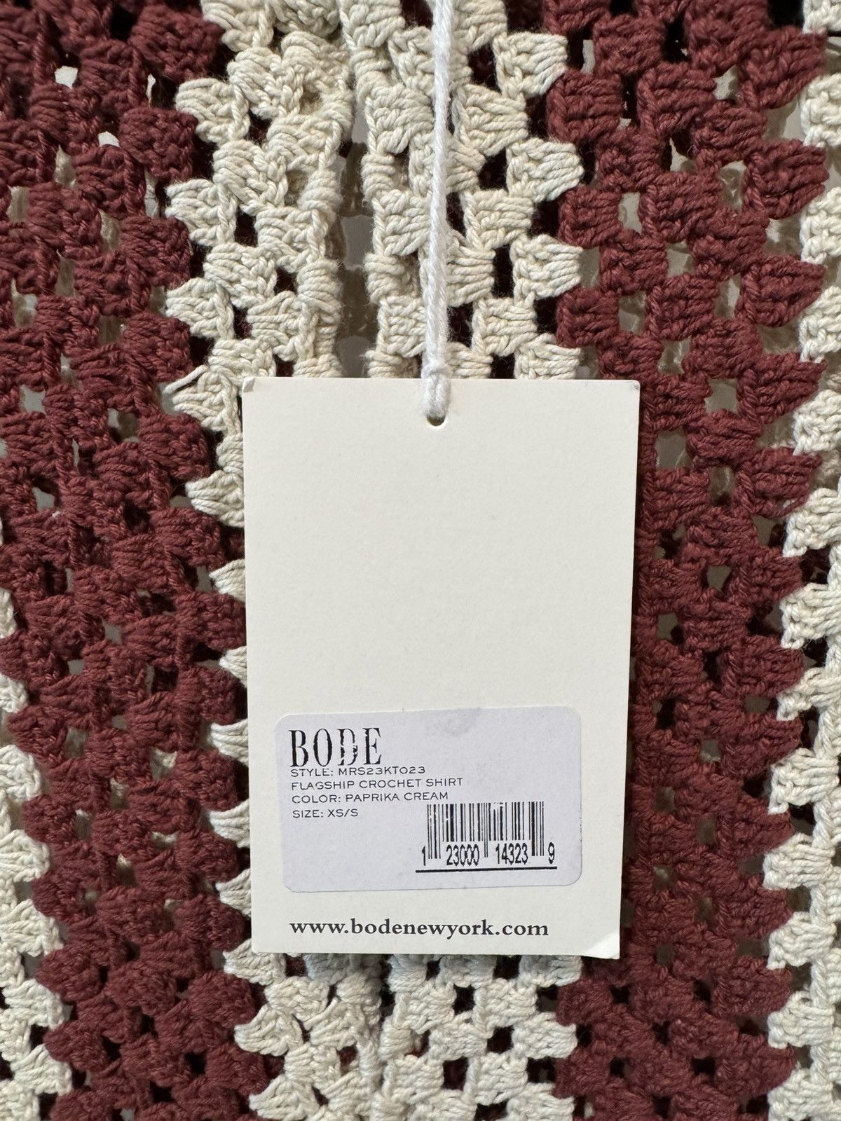 Bode Bode Crochet Shirt Size US M / EU 48-50 / 2 - 2 Thumbnail