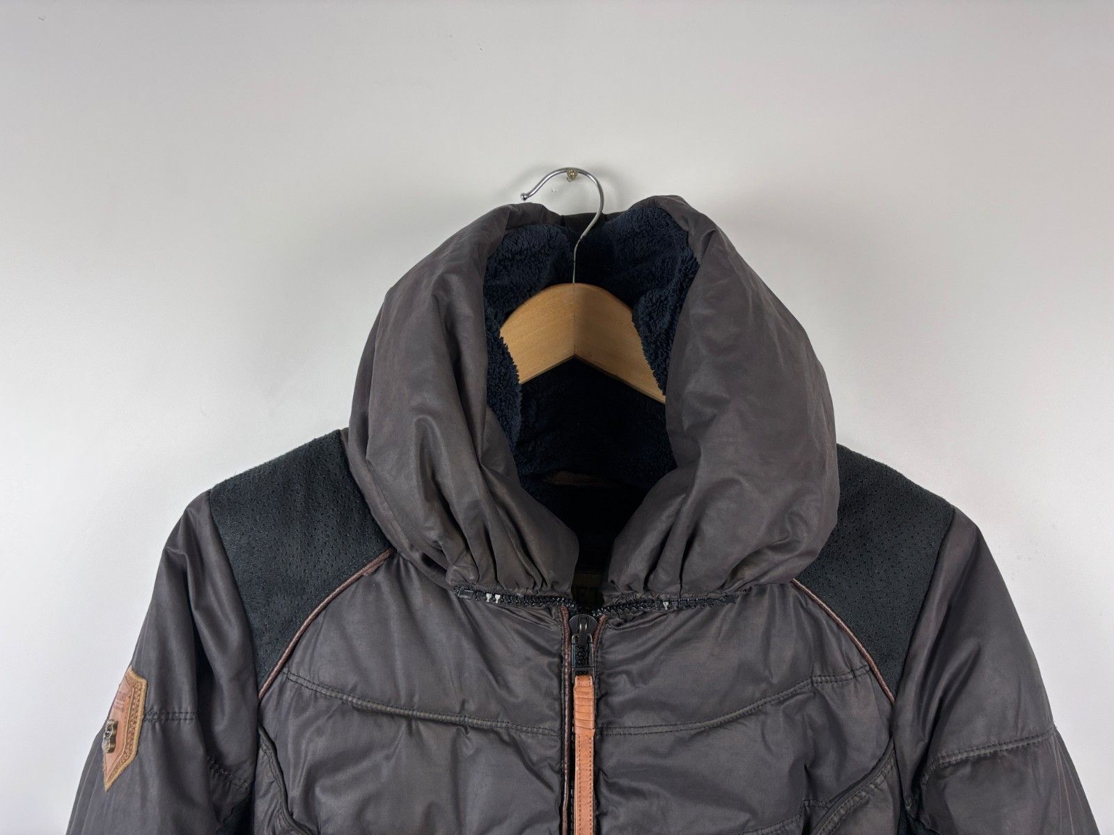 Naketano Womens Naketano Full Zip Parka Warm Jacket Brown Size M Size M / US 6-8 / IT 42-44 - 2 Thumbnail