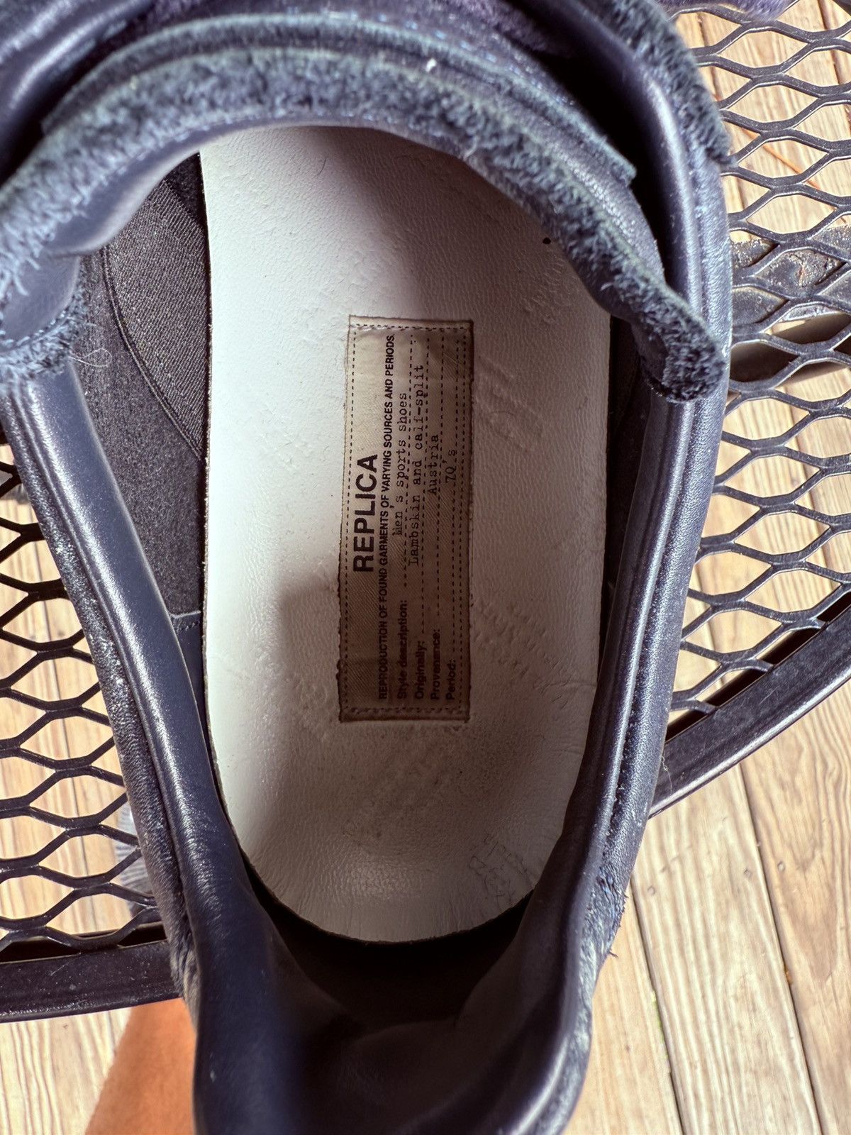 Margiela replica paint splatter