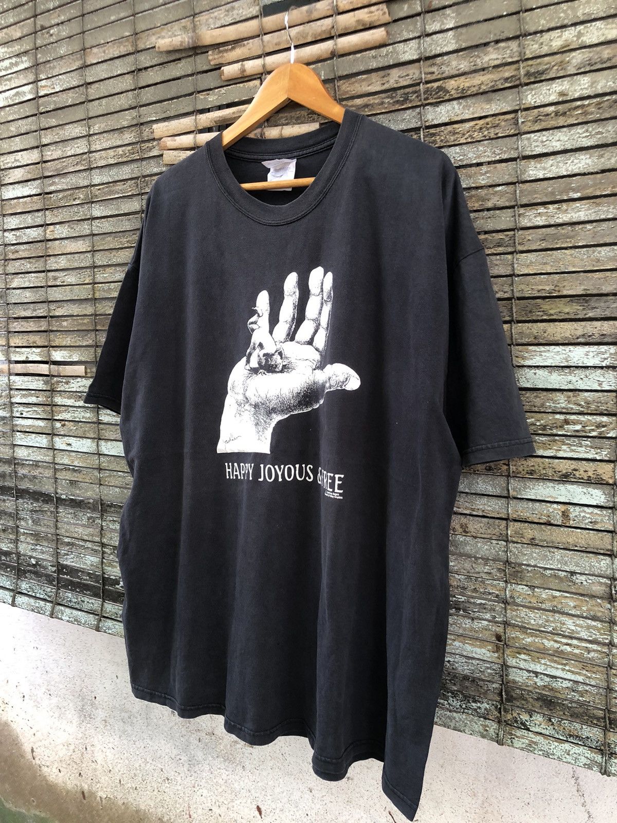 Japanese Brand × Vintage Vintage Art Jonathan Rogers Happy Joyous & Free Tshirt Size US XXL / EU 58 / 5 - 4 Thumbnail