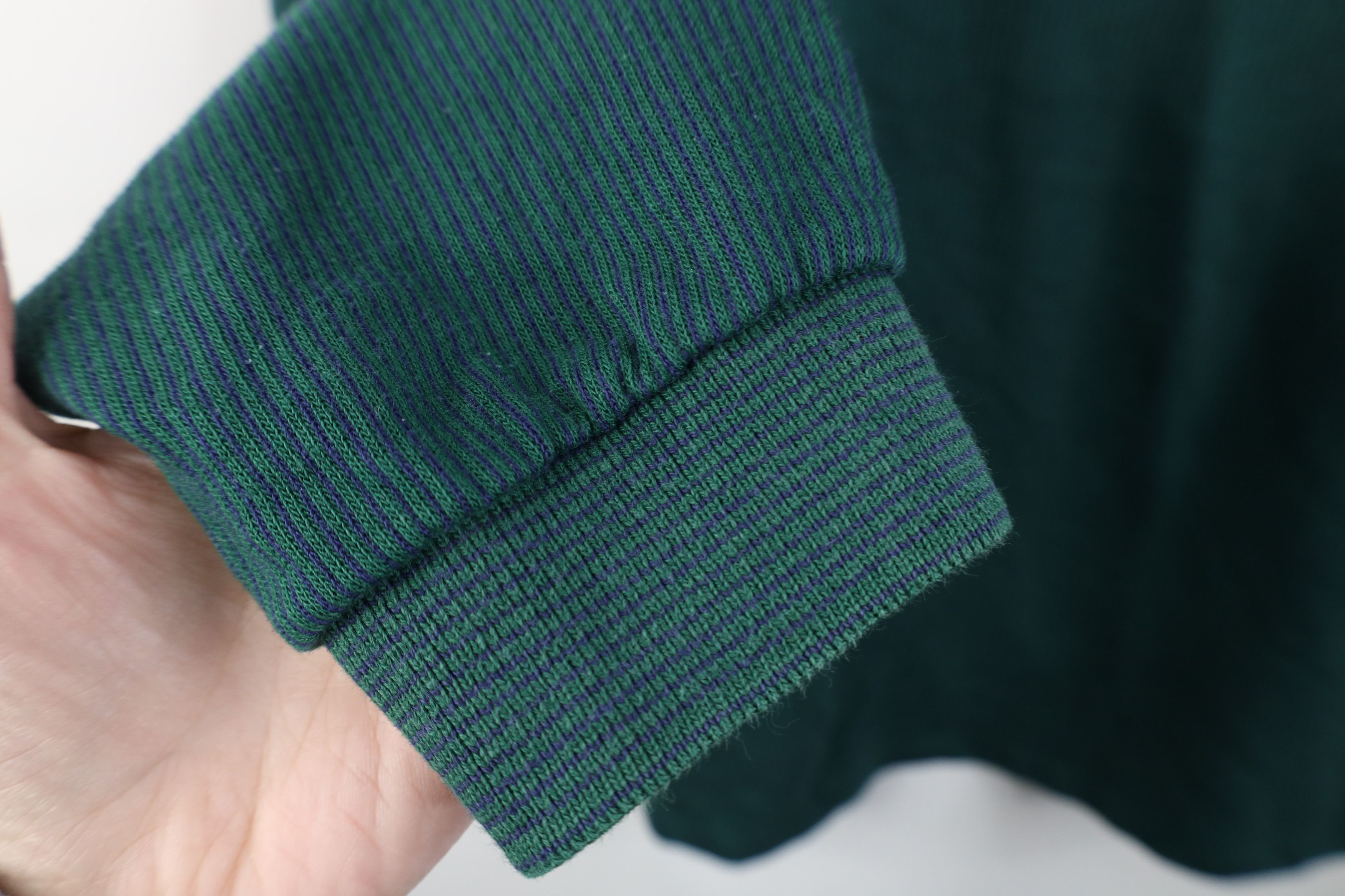 Vintage Vintage 90s Streetwear Ribbed Knit Mock Neck T-Shirt USA Size US XXL / EU 58 / 5 - 7 Thumbnail