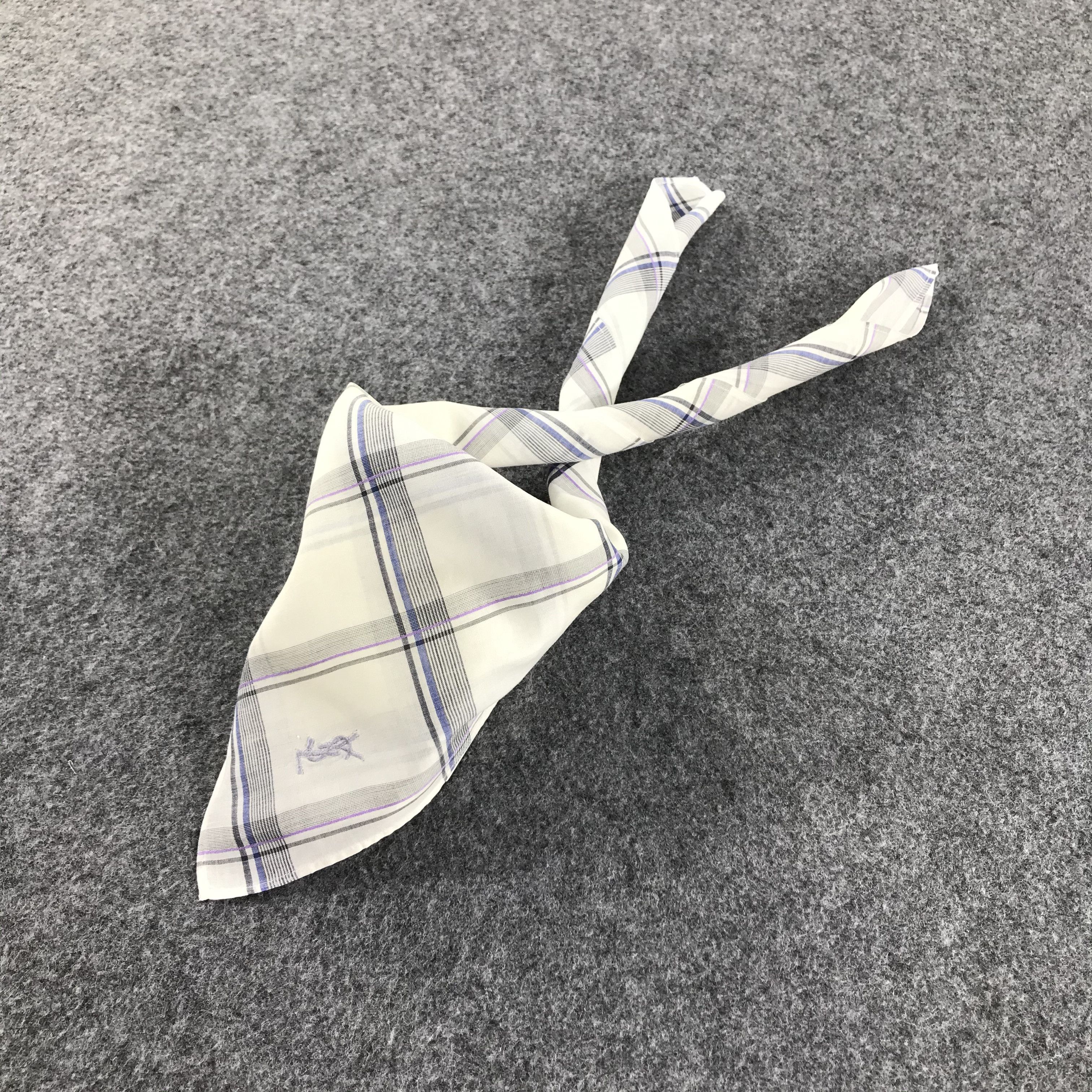 Yves Saint Laurent YSL Handkerchief Neckerchief Bandana H478 Size ONE SIZE - 3 Thumbnail