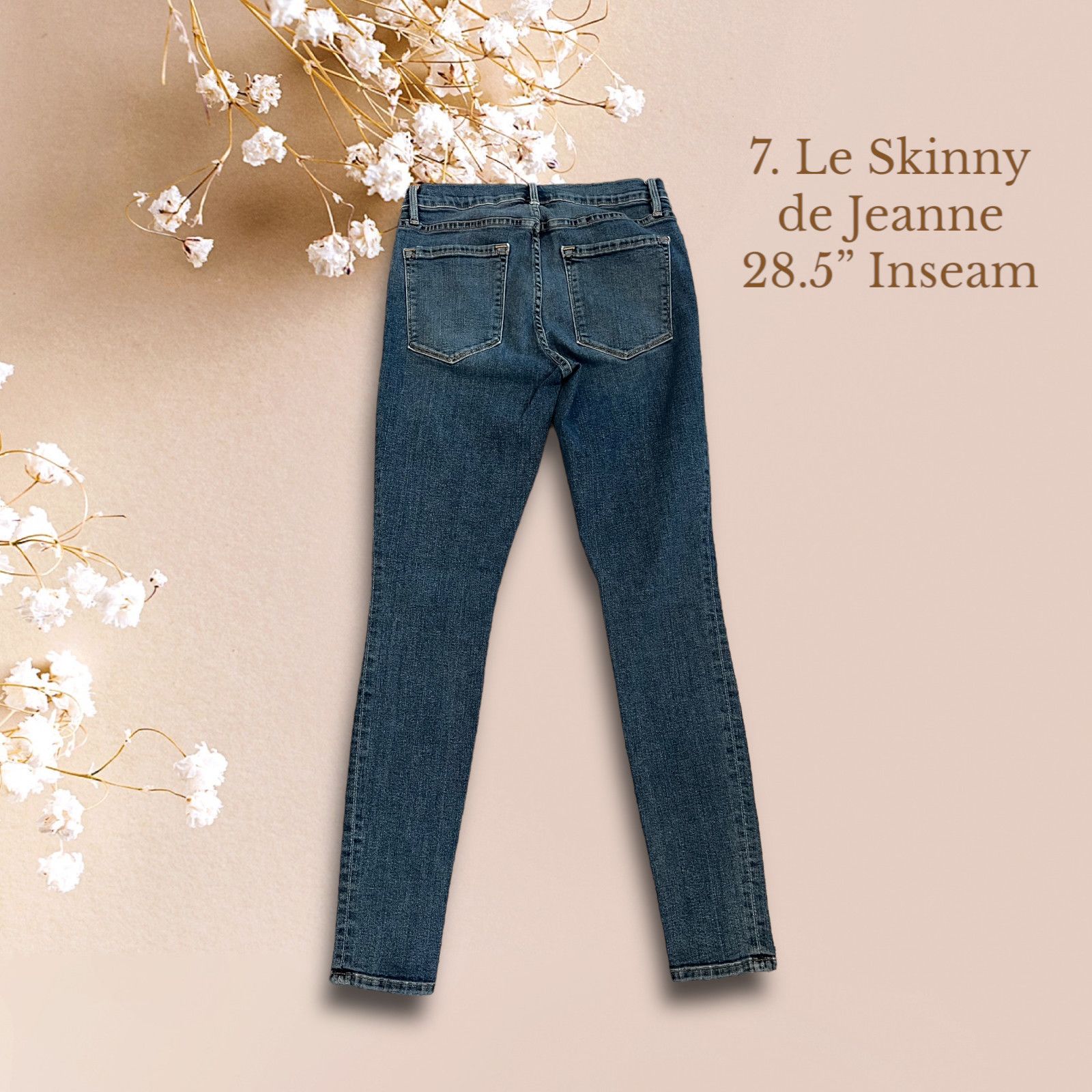 Frame Lot of 8 FRAME Denim Designer Jeans Women’s Size 28” Waist Size 28" / US 6 / IT 42 - 16 Thumbnail