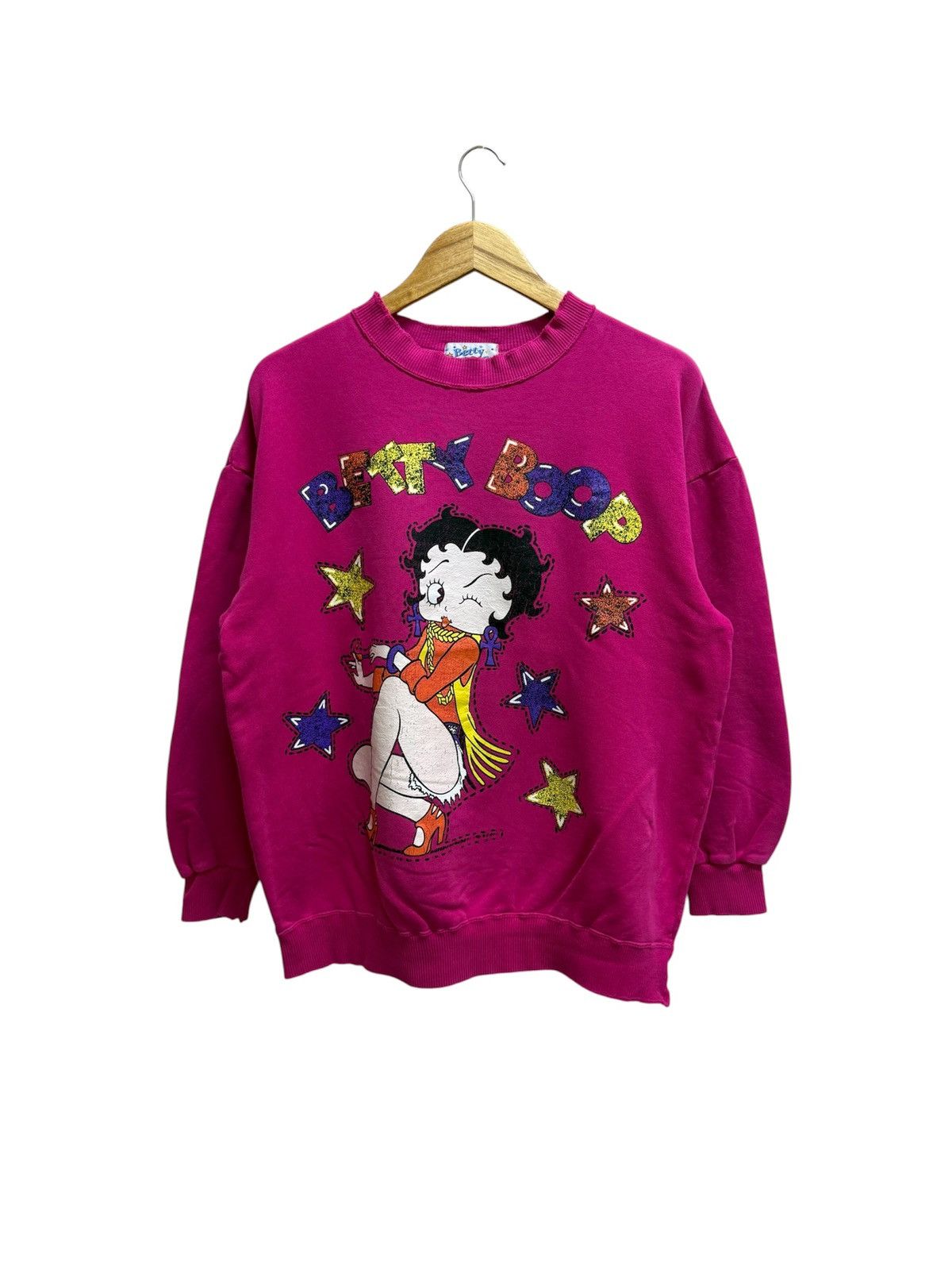 Cartoon Network Vintage Bettp Boop Fleischer Studios Distressed Sweatshirt Size US L / EU 52-54 / 3 - 1 Thumbnail