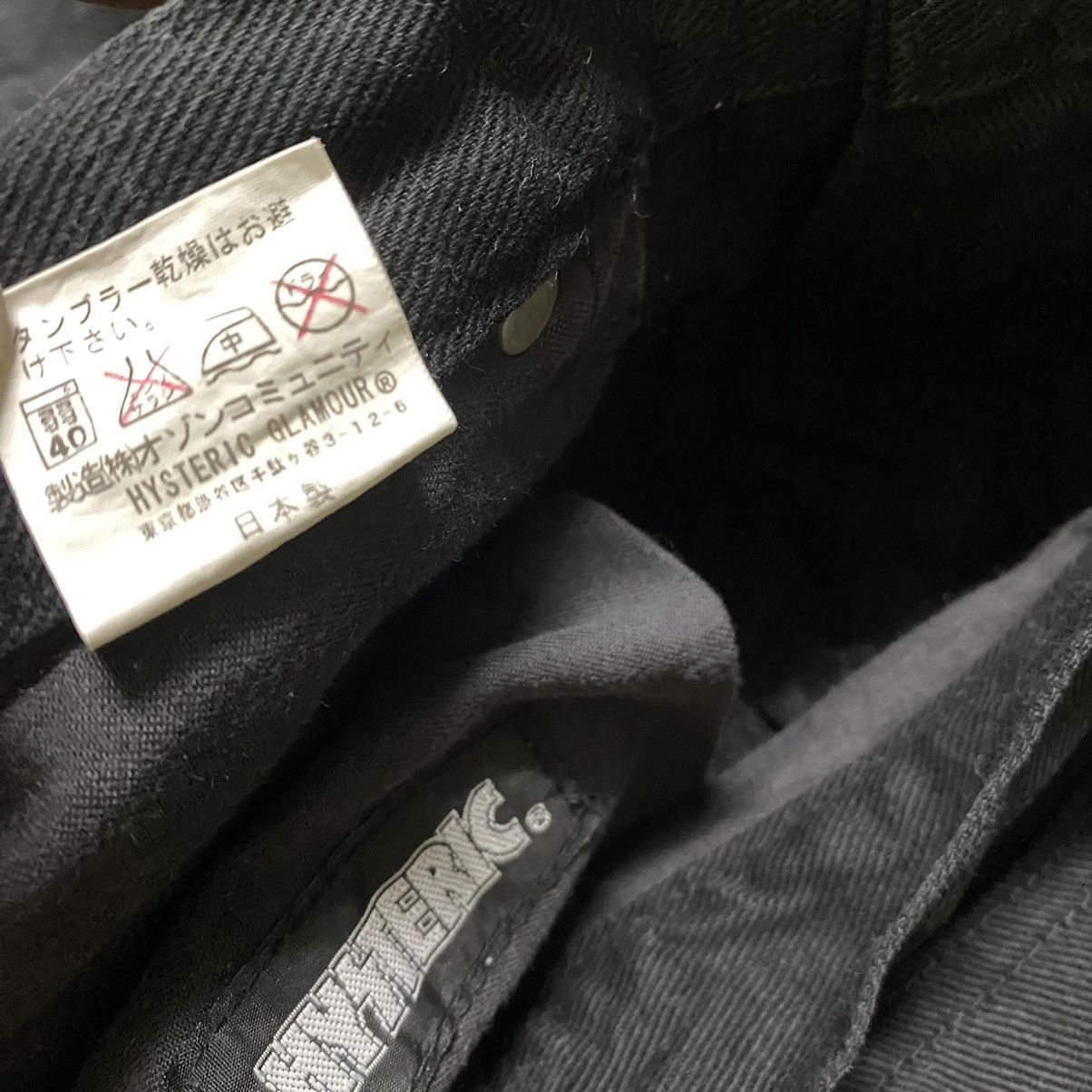 Hysteric Glamour Hysteric Glamour Black Crust Hagi Jeans Size US 30 / EU 46 - 22 Thumbnail