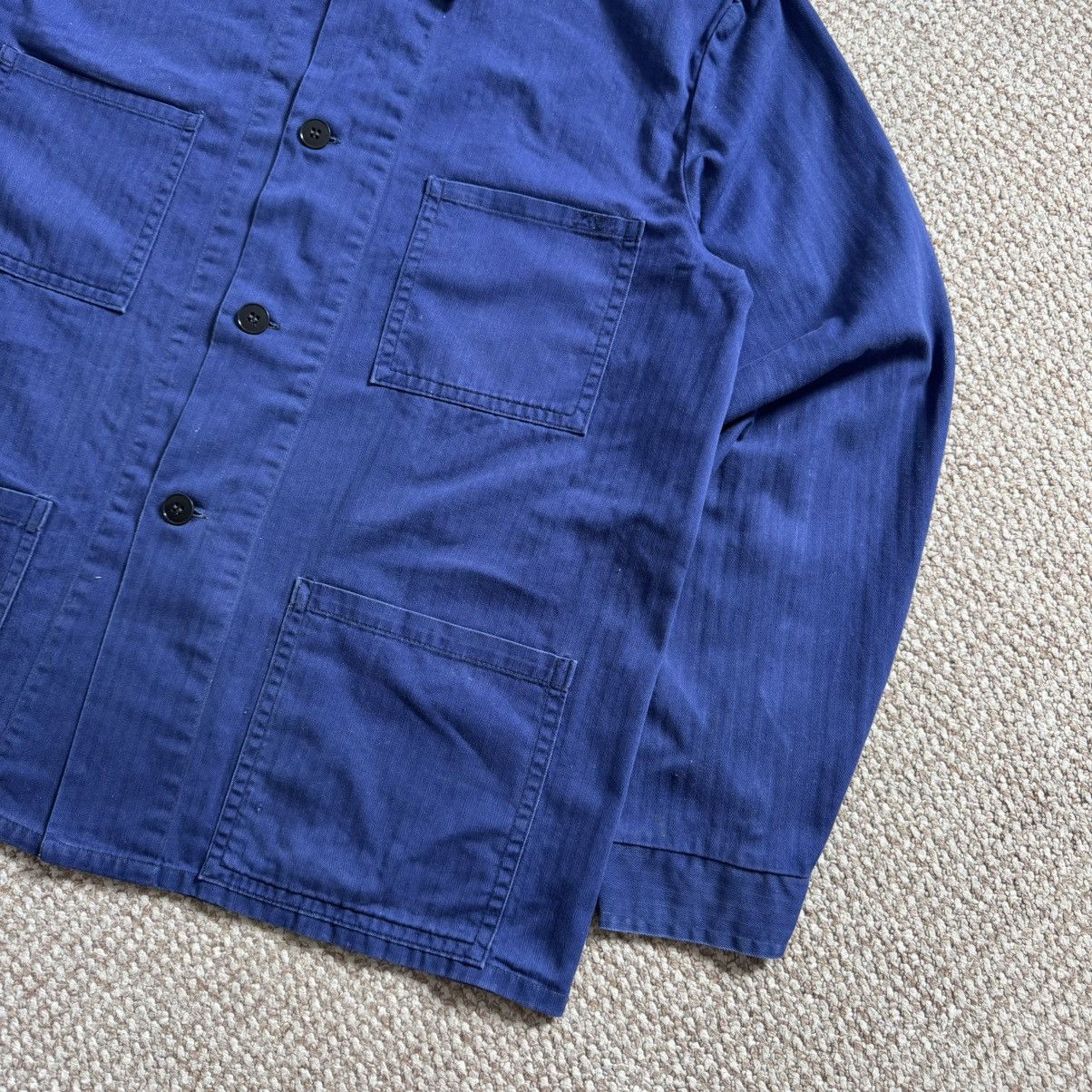 Le Laboureur Sun faded french hbt vintage works sanfor jacket Size US L / EU 52-54 / 3 - 7 Thumbnail