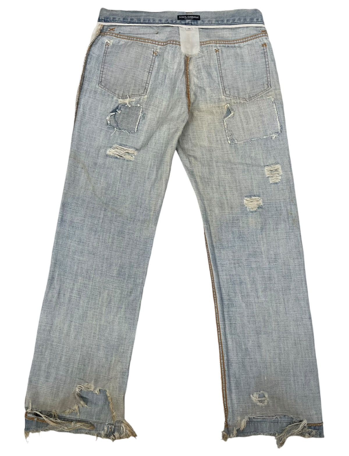 Distressed Denim × Dolce & Gabbana × Vintage Vintage D&G