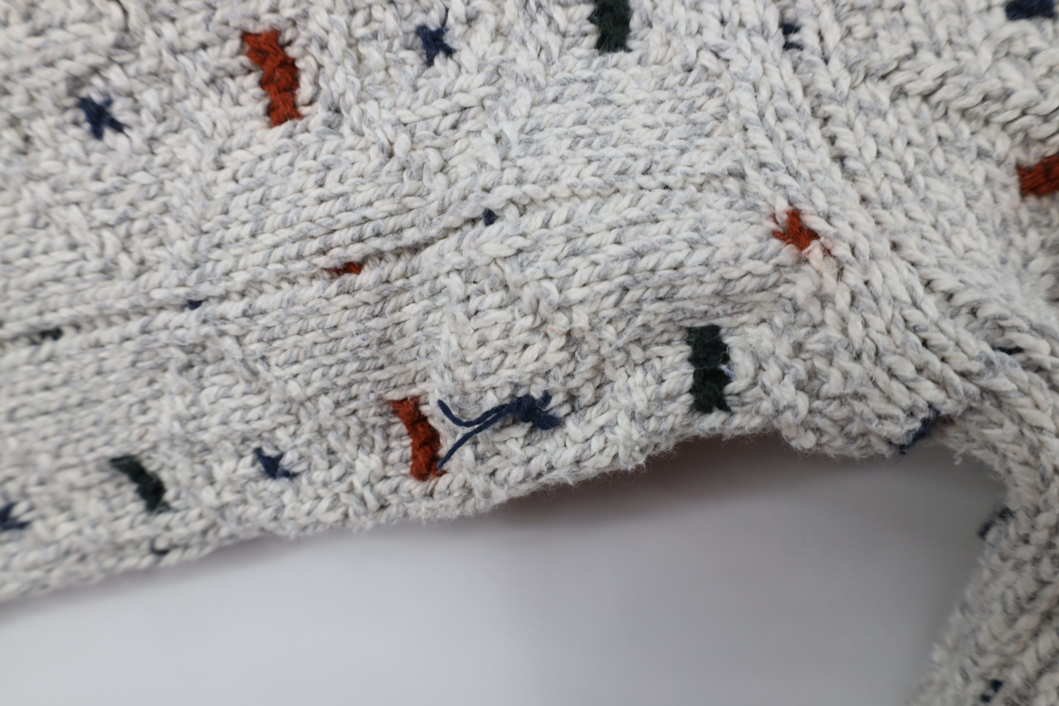 Vintage Vintage 90s Streetwear Geometric Cotton Knit Dad Sweater USA Size US L / EU 52-54 / 3 - 11 Thumbnail