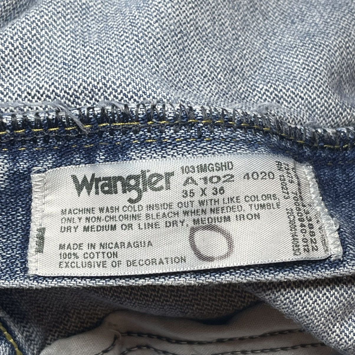Wrangler Vintage Wrangler George Strait Collection Men Blue 35x36 Y2K Size US 34 / EU 50 - 4 Thumbnail