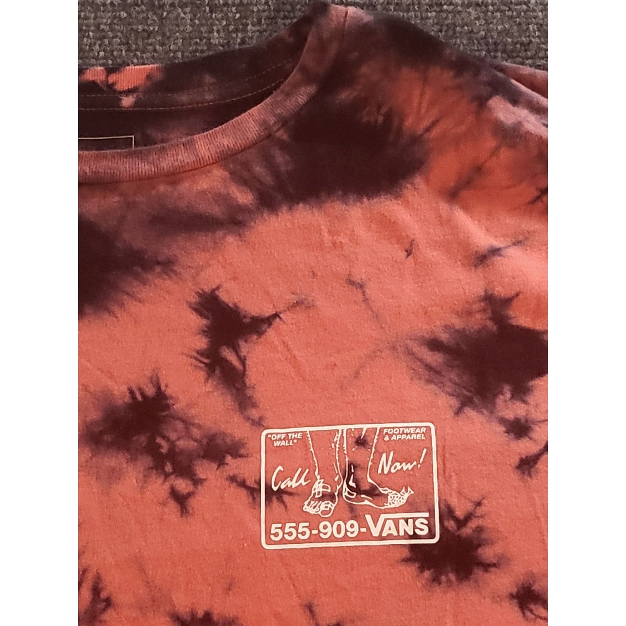Vans Vans Premium Tie Dye Tshirt Men Sz XXL Double Sided Pink Bla Size US XXL / EU 58 / 5 - 2 Thumbnail